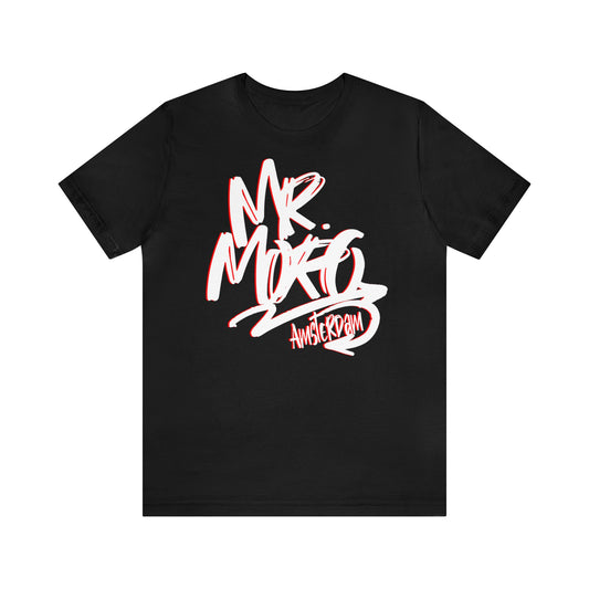 Mr.Moro Graffiti T-shirt White/Red