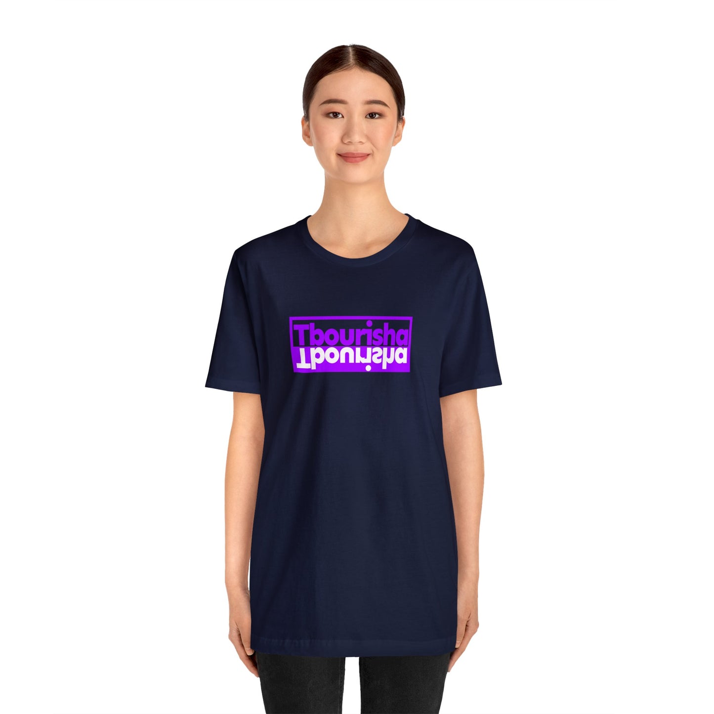 Tbourisha T-shirt Purple/White