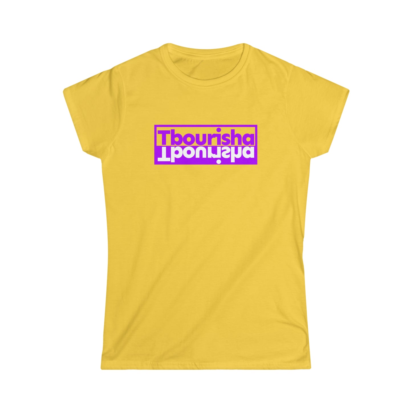 Woman's Tbourisha T-shirt Purple/White