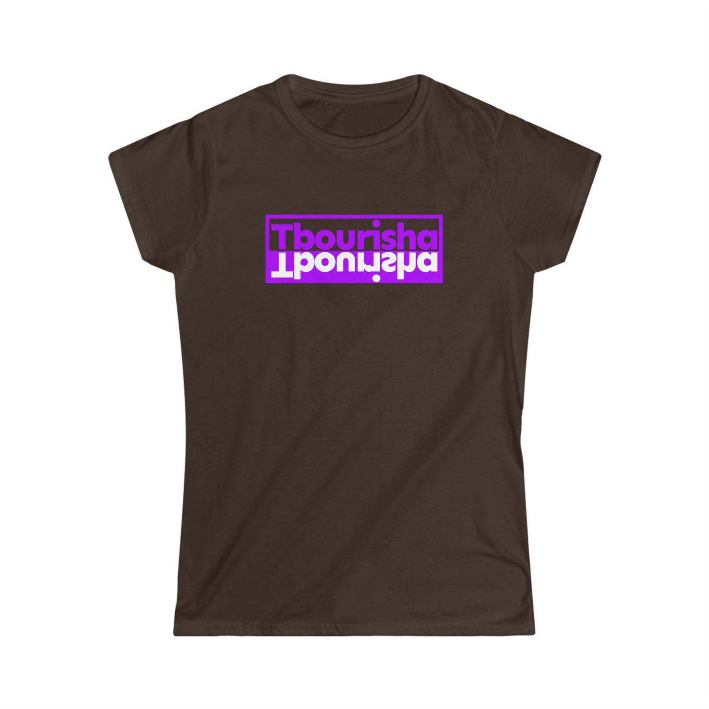 Woman's Tbourisha T-shirt Purple/White