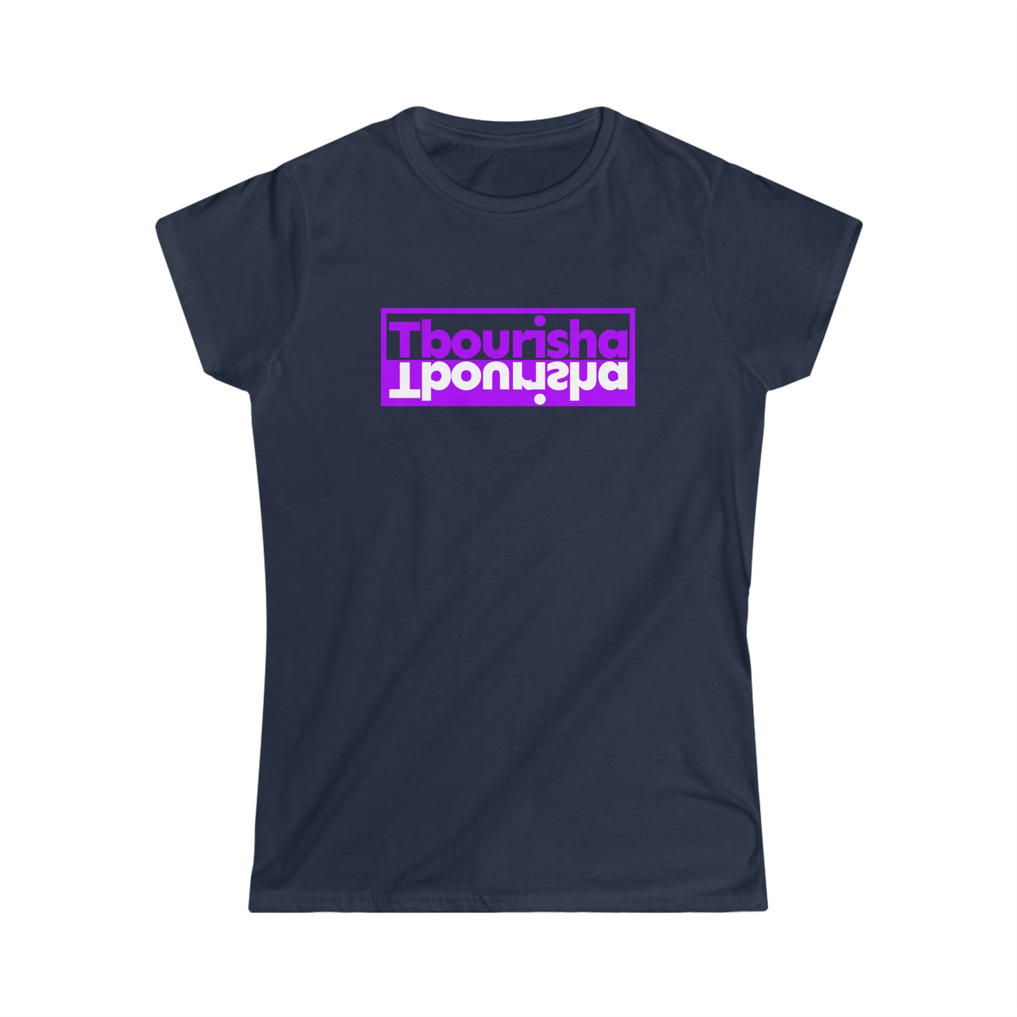 Woman's Tbourisha T-shirt Purple/White