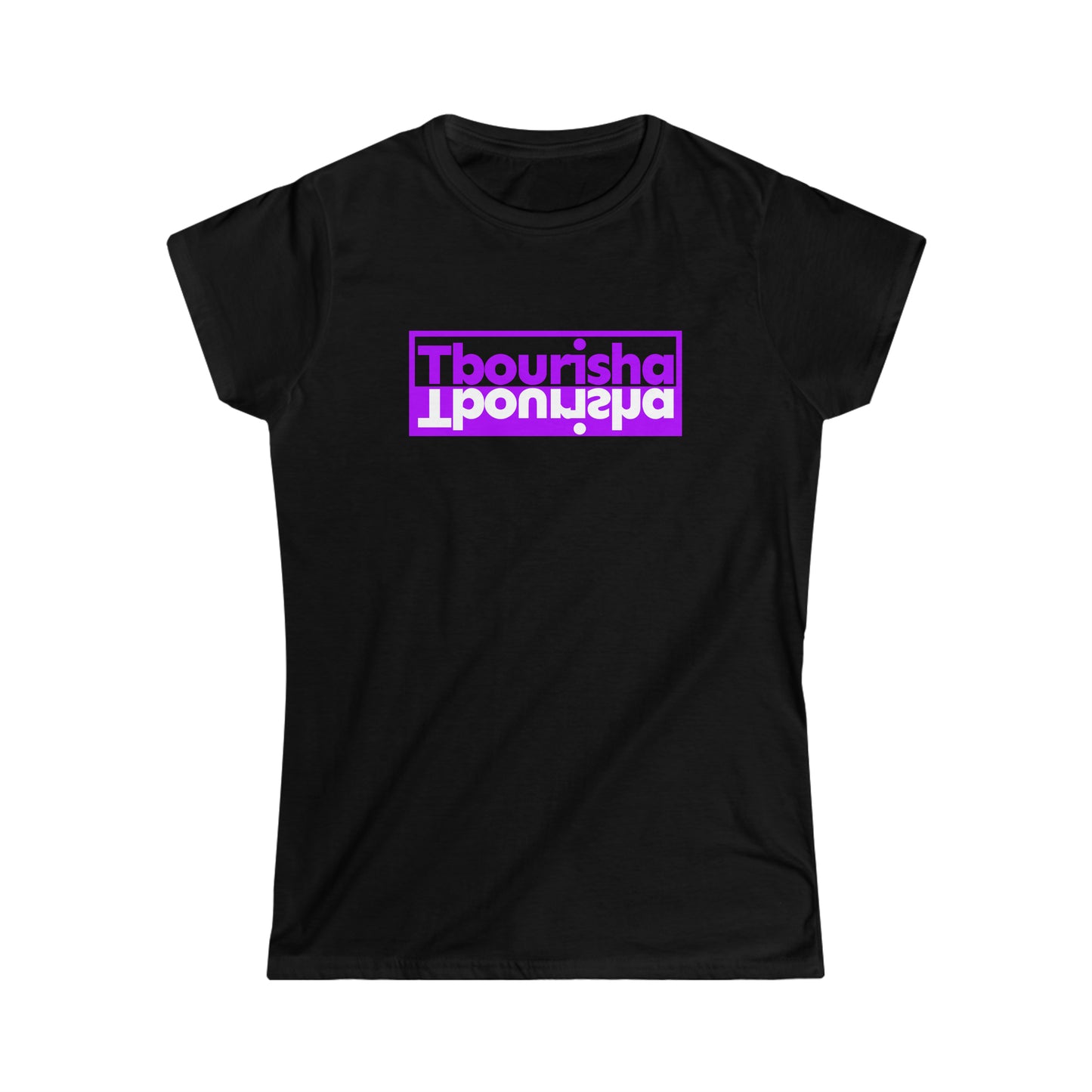 Woman's Tbourisha T-shirt Purple/White