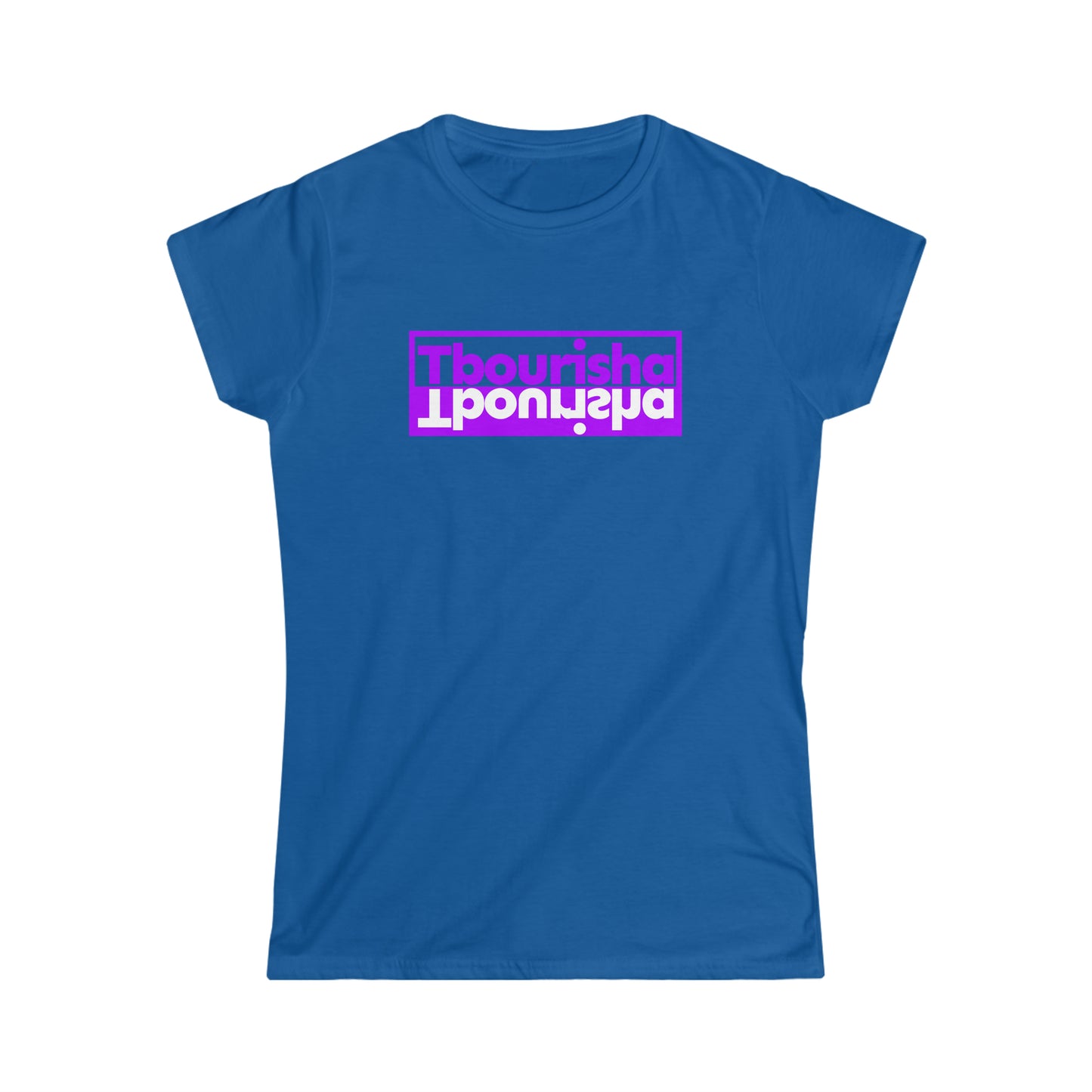 Woman's Tbourisha T-shirt Purple/White