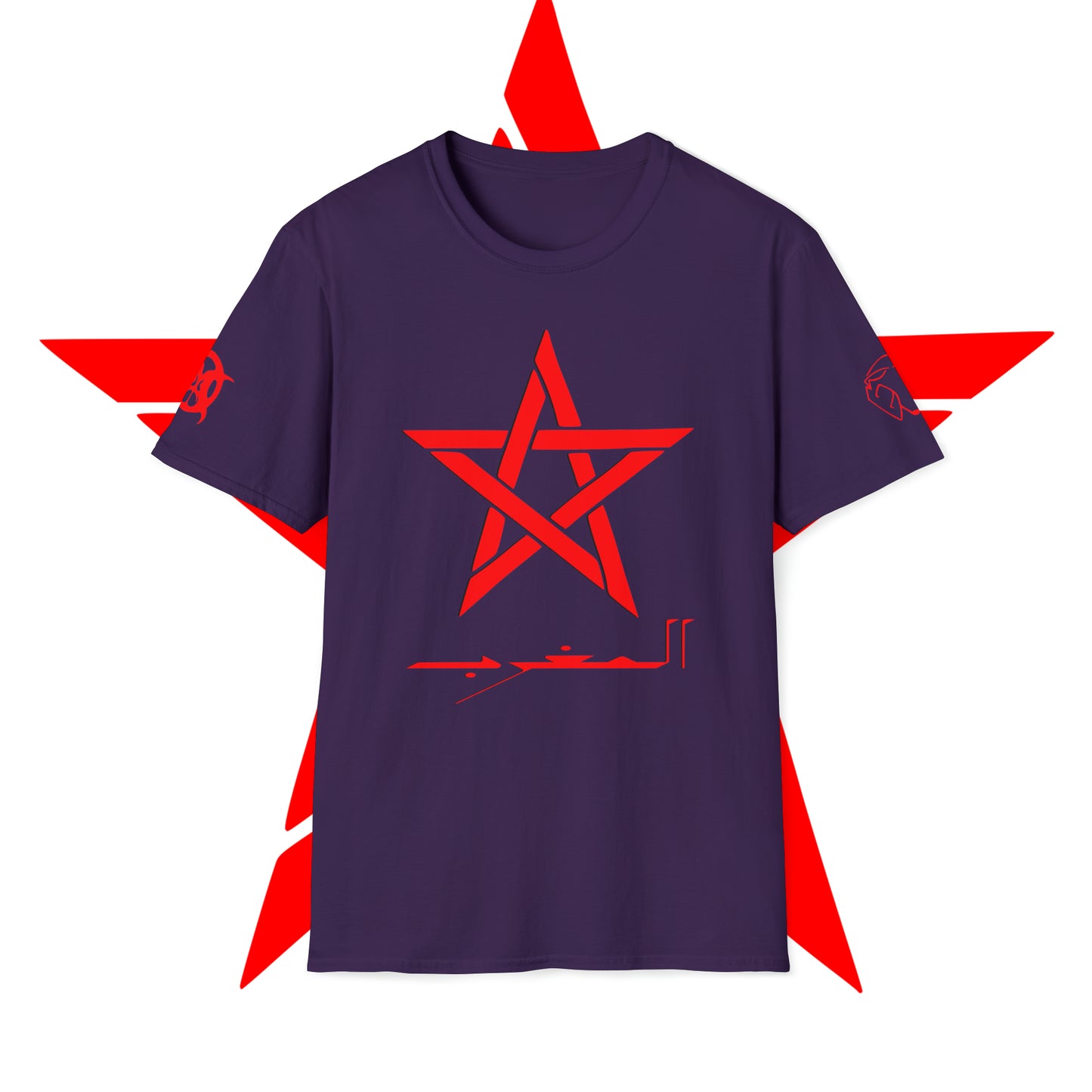 Arabic Moroccan Star Red