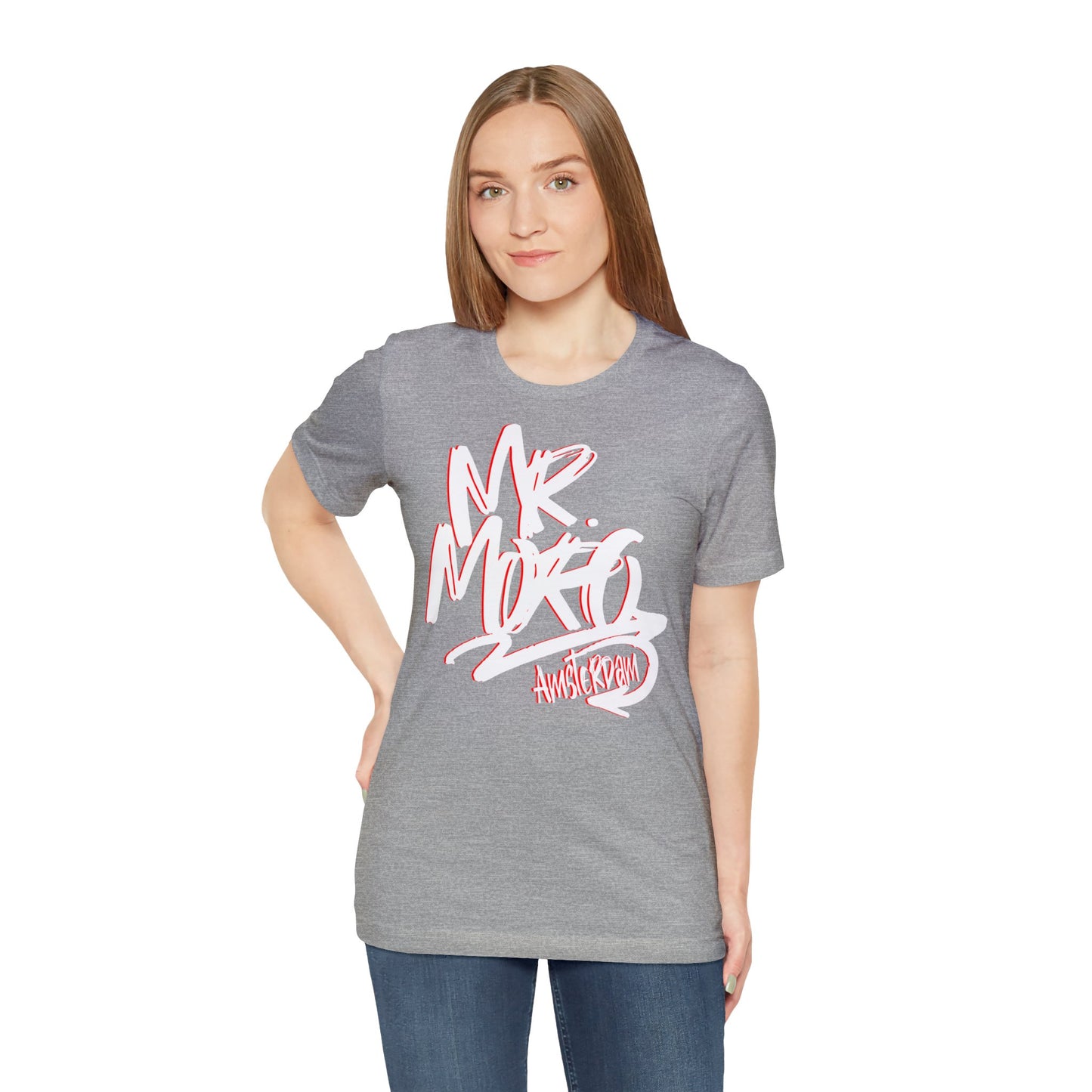 Mr.Moro Graffiti T-shirt White/Red