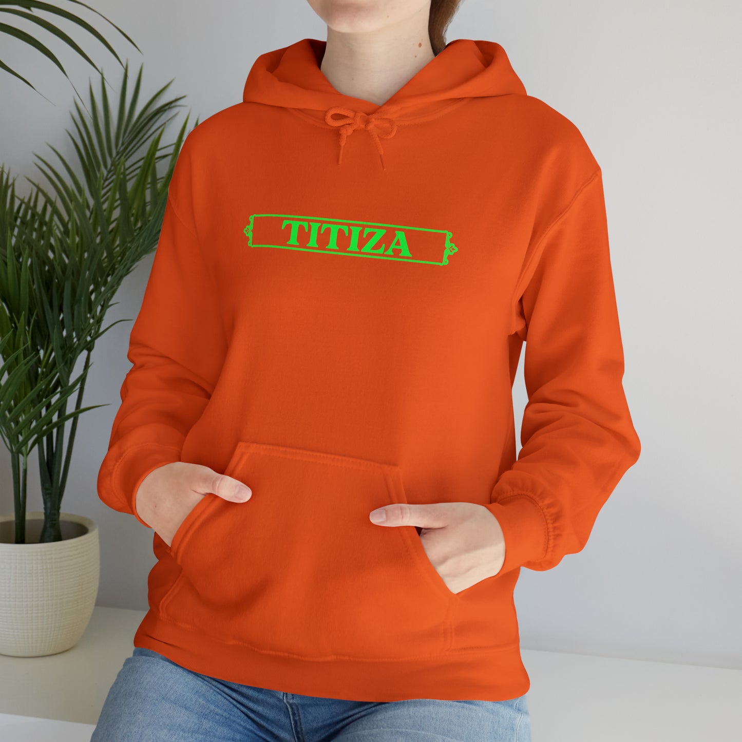 Woman's Hoodie Titza Green