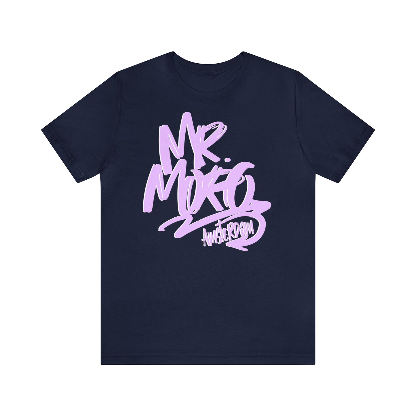 Mr.Moro Graffiti T-shirt Pink/White