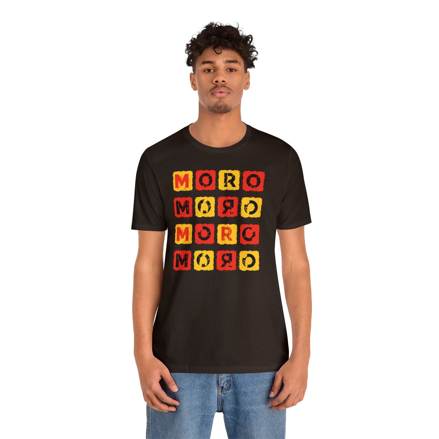 Mr.Moro Cubes T-shirt Red/Yellow
