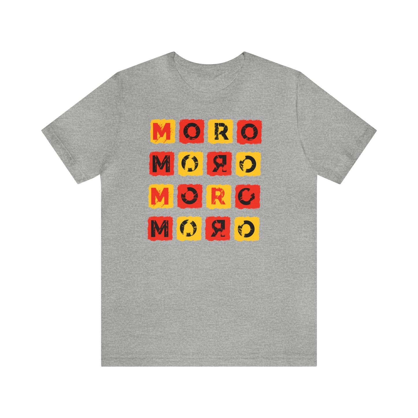 Mr.Moro Cubes T-shirt Red/Yellow