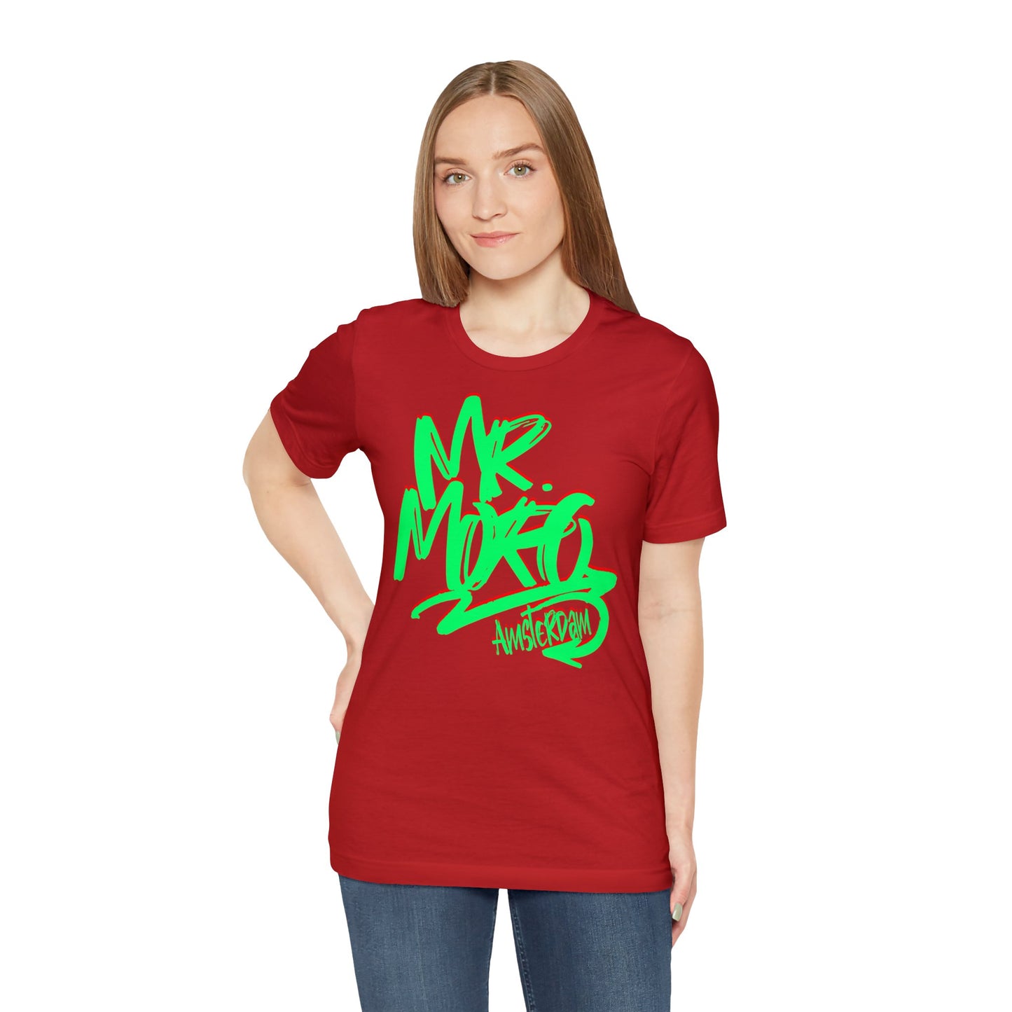 Mr.Moro Graffiti T-shirt Green/Red