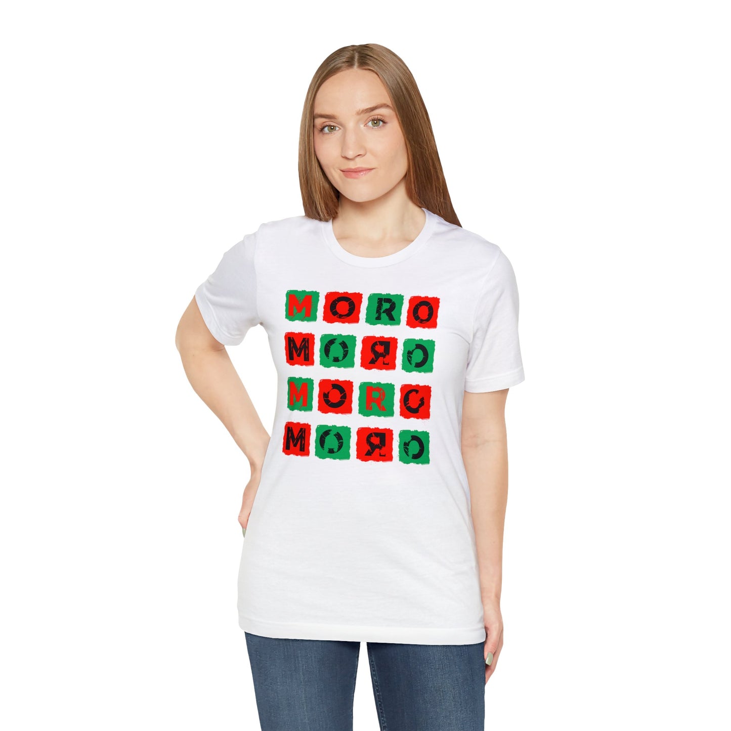Mr.Moro Cubes T-shirt Red/Green