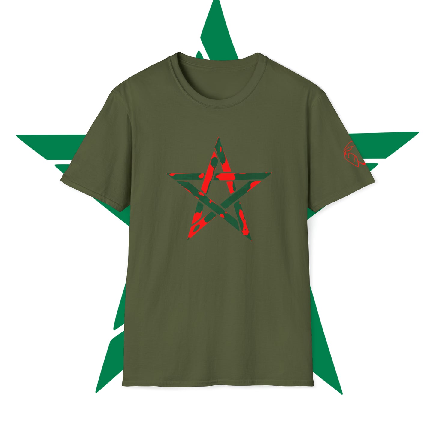 Moroccan Star Green/Red