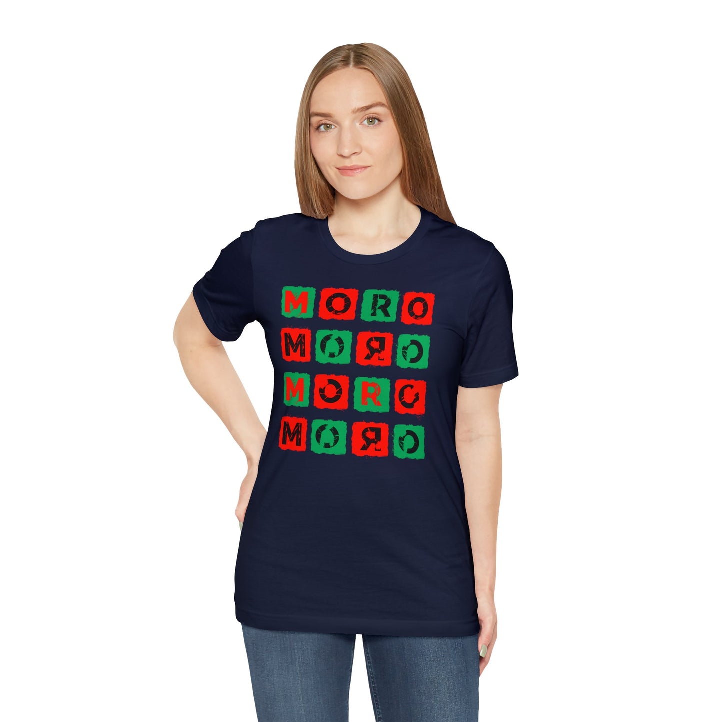 Mr.Moro Cubes T-shirt Red/Green