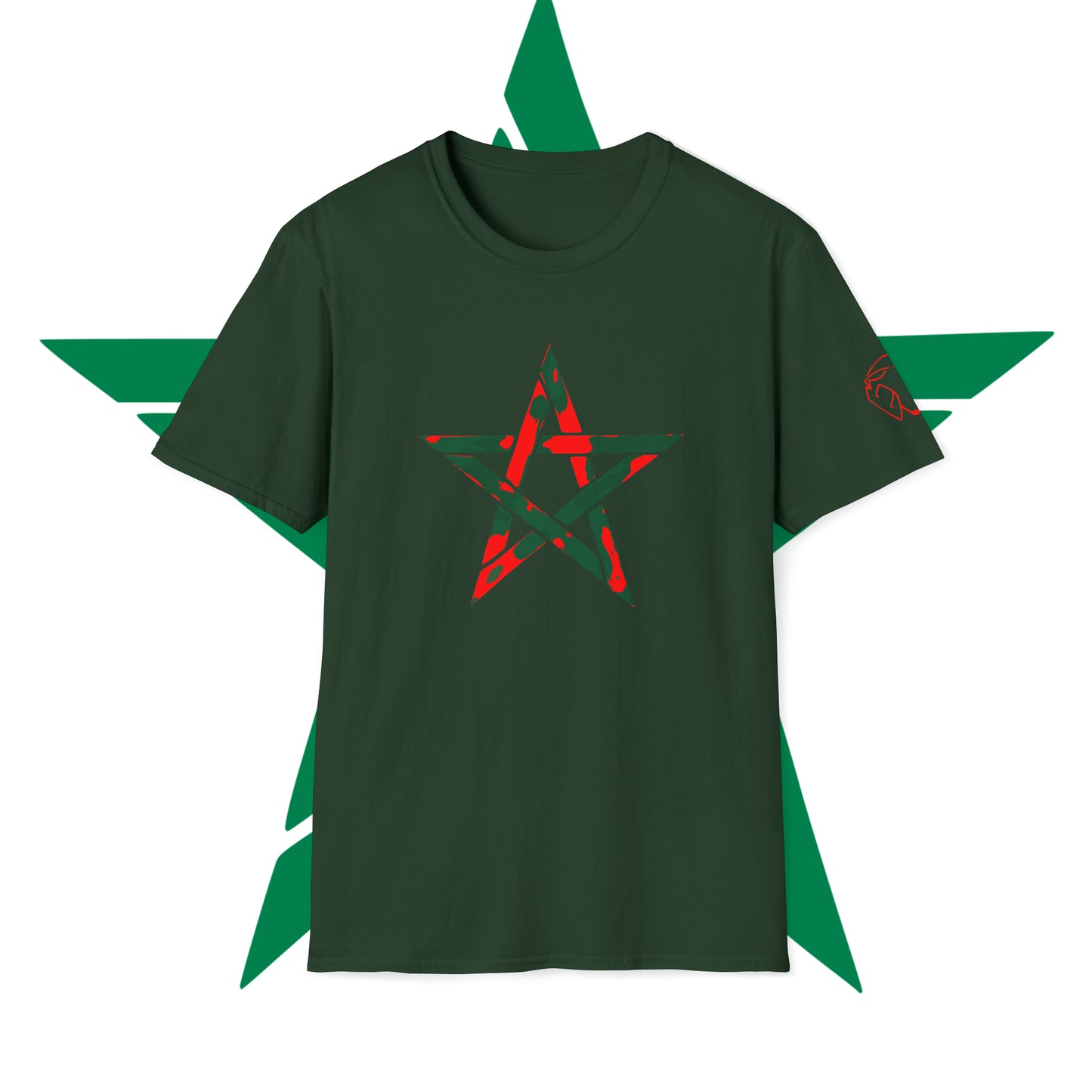 Moroccan Star Green/Red