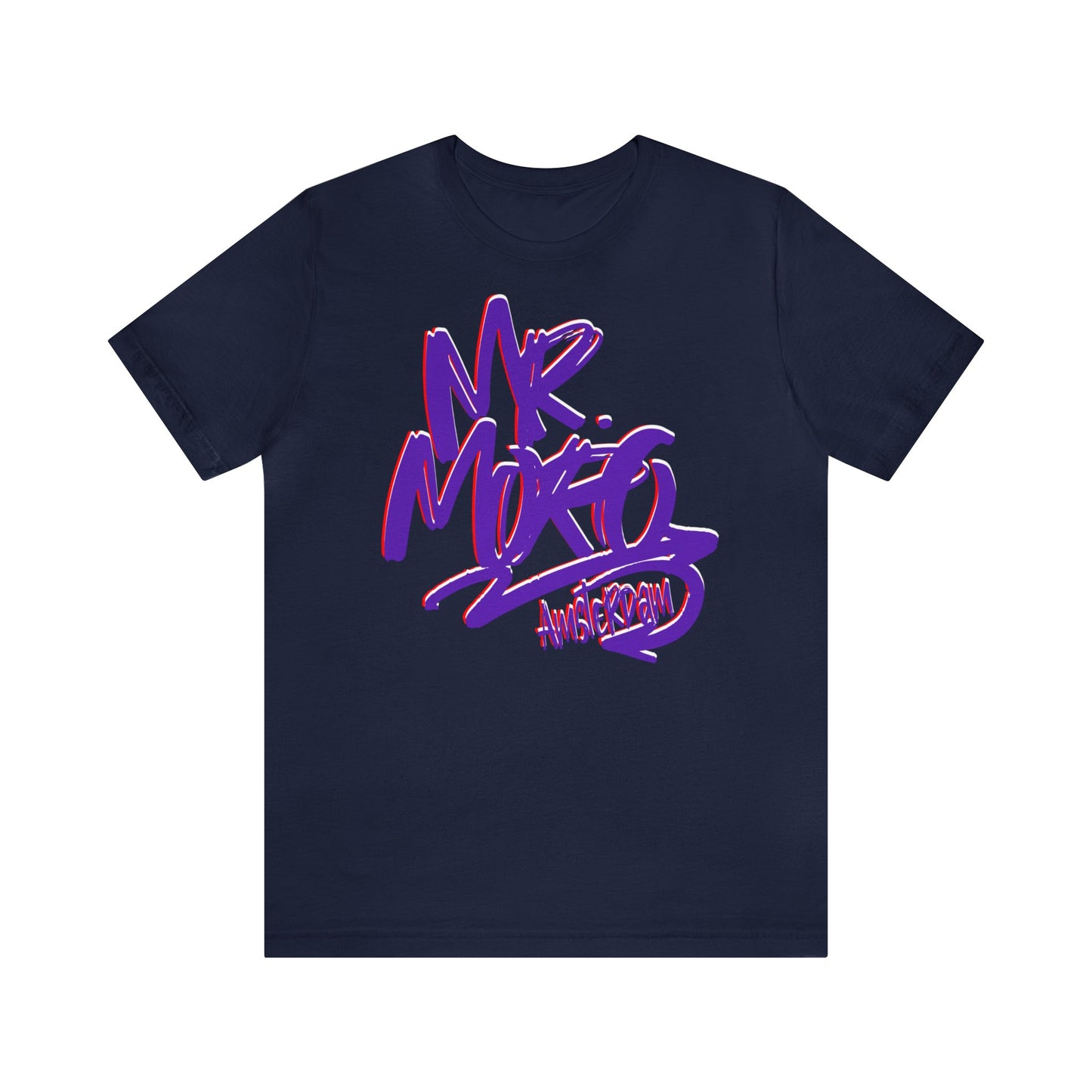 Mr.Moro Graffiti T-shirt Purple