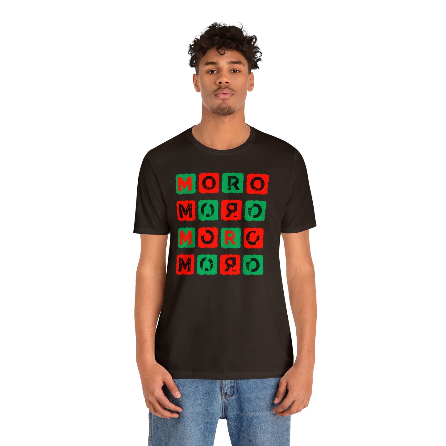 Mr.Moro Cubes T-shirt Red/Green