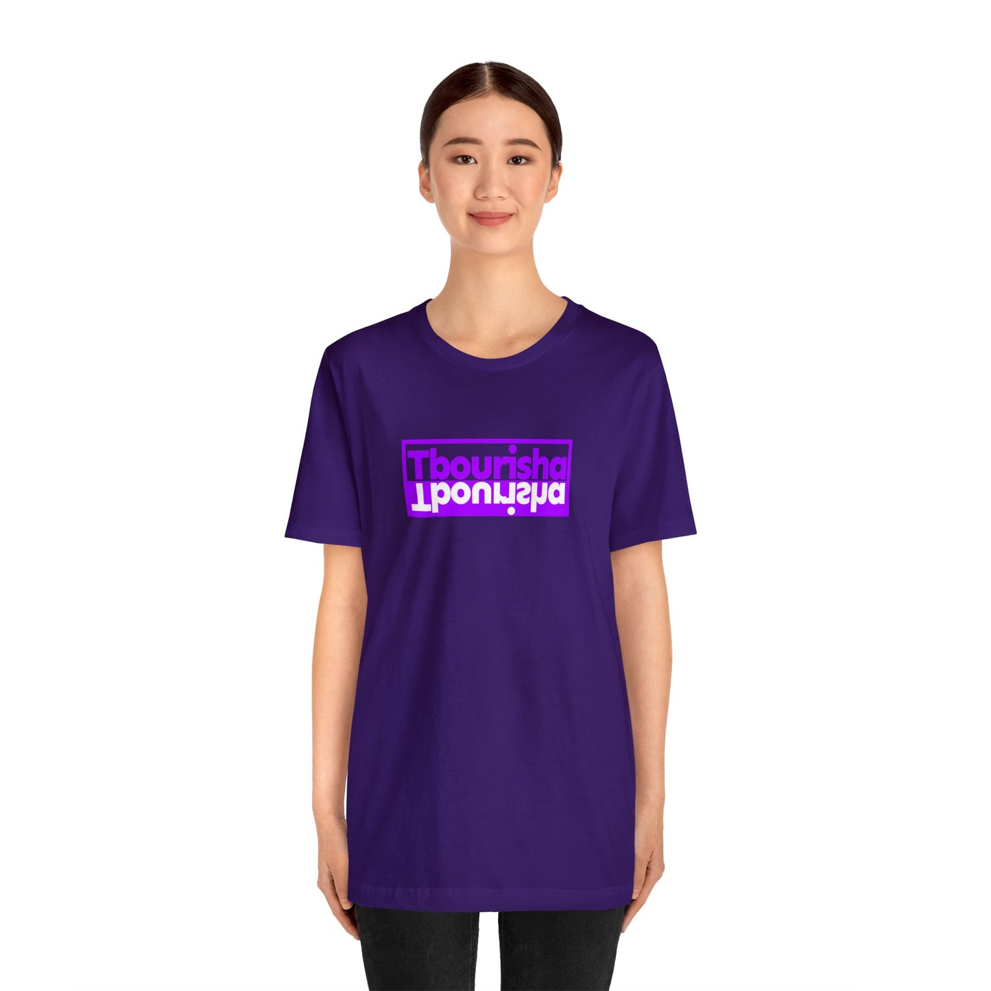 Tbourisha T-shirt Purple/White