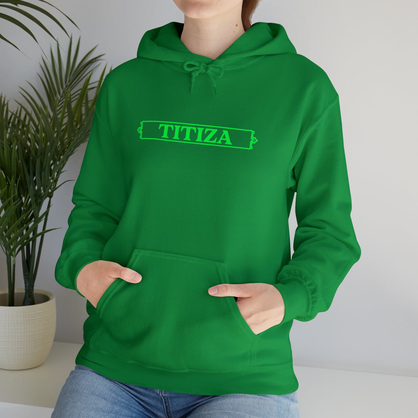 Woman's Hoodie Titza Green