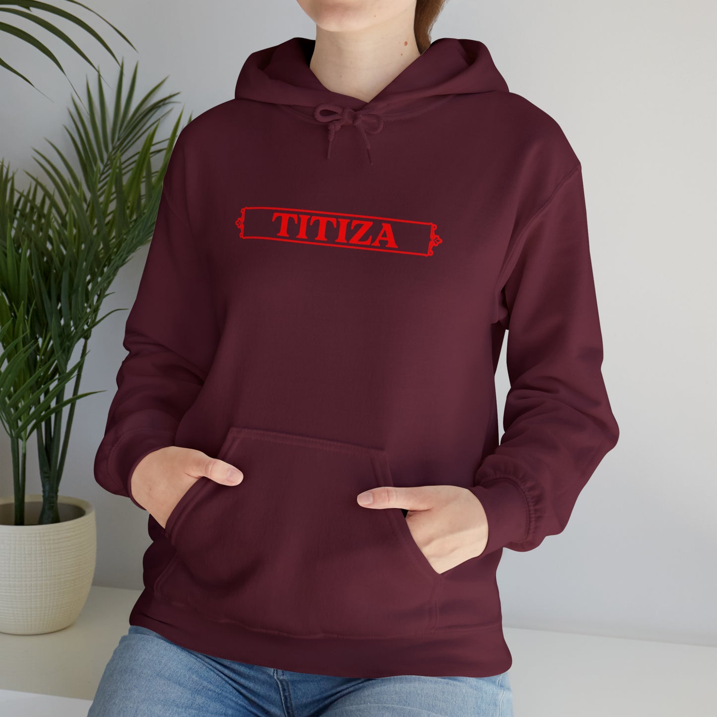 Woman's Hoodie Titza Red
