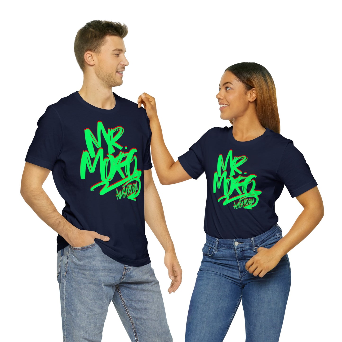 Mr.Moro Graffiti T-shirt Green/Red