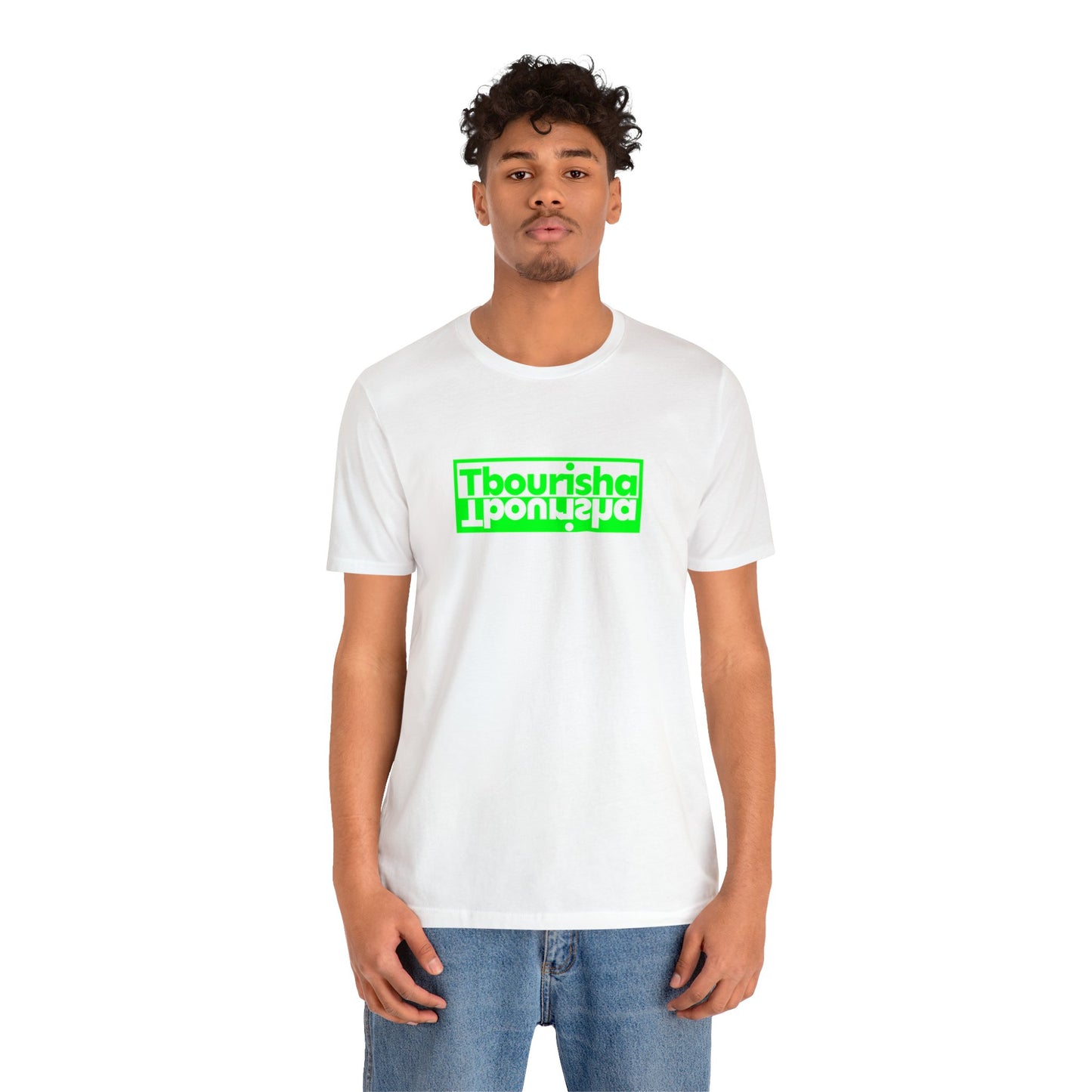Tbourisha T-shirt Green/White