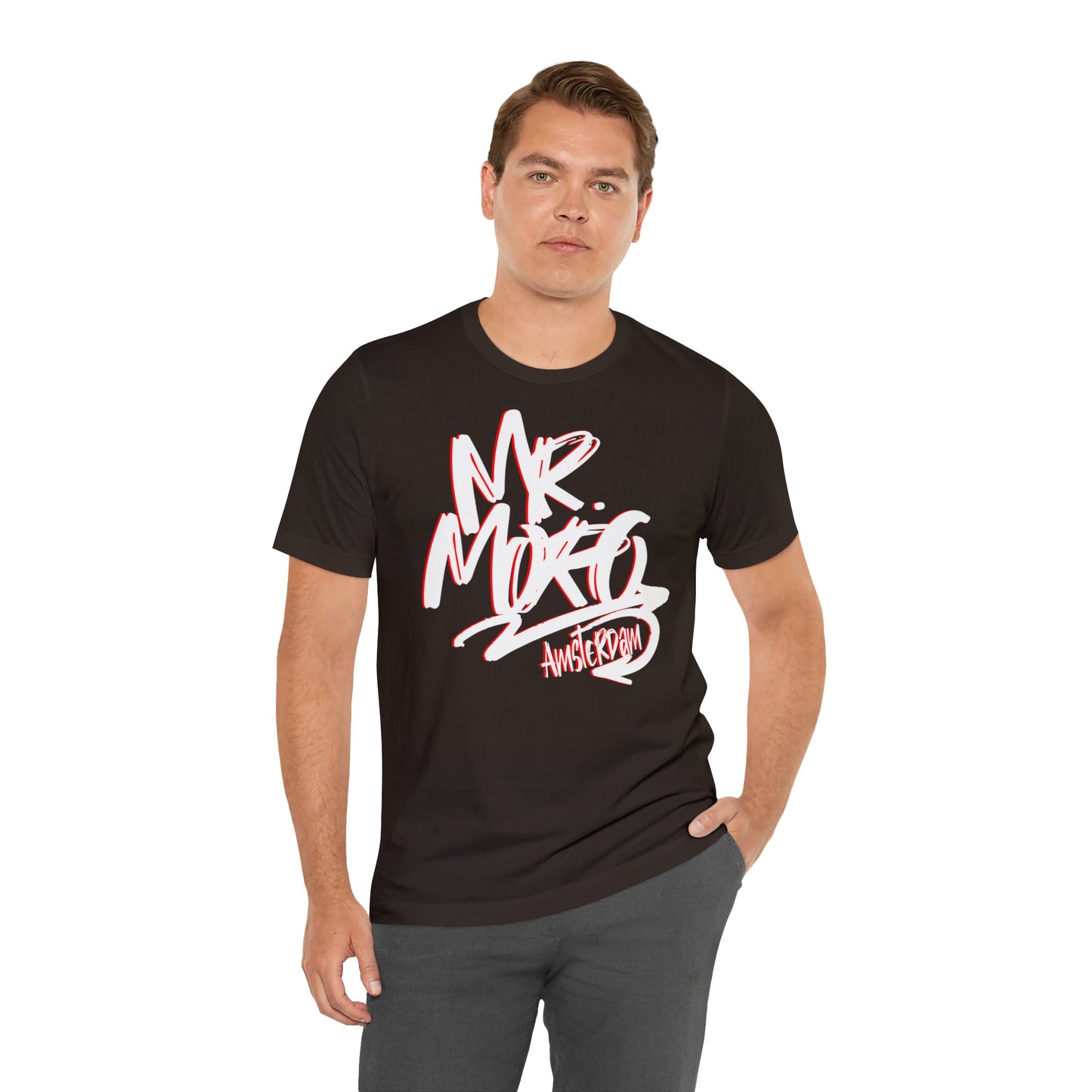 Mr.Moro Graffiti T-shirt White/Red