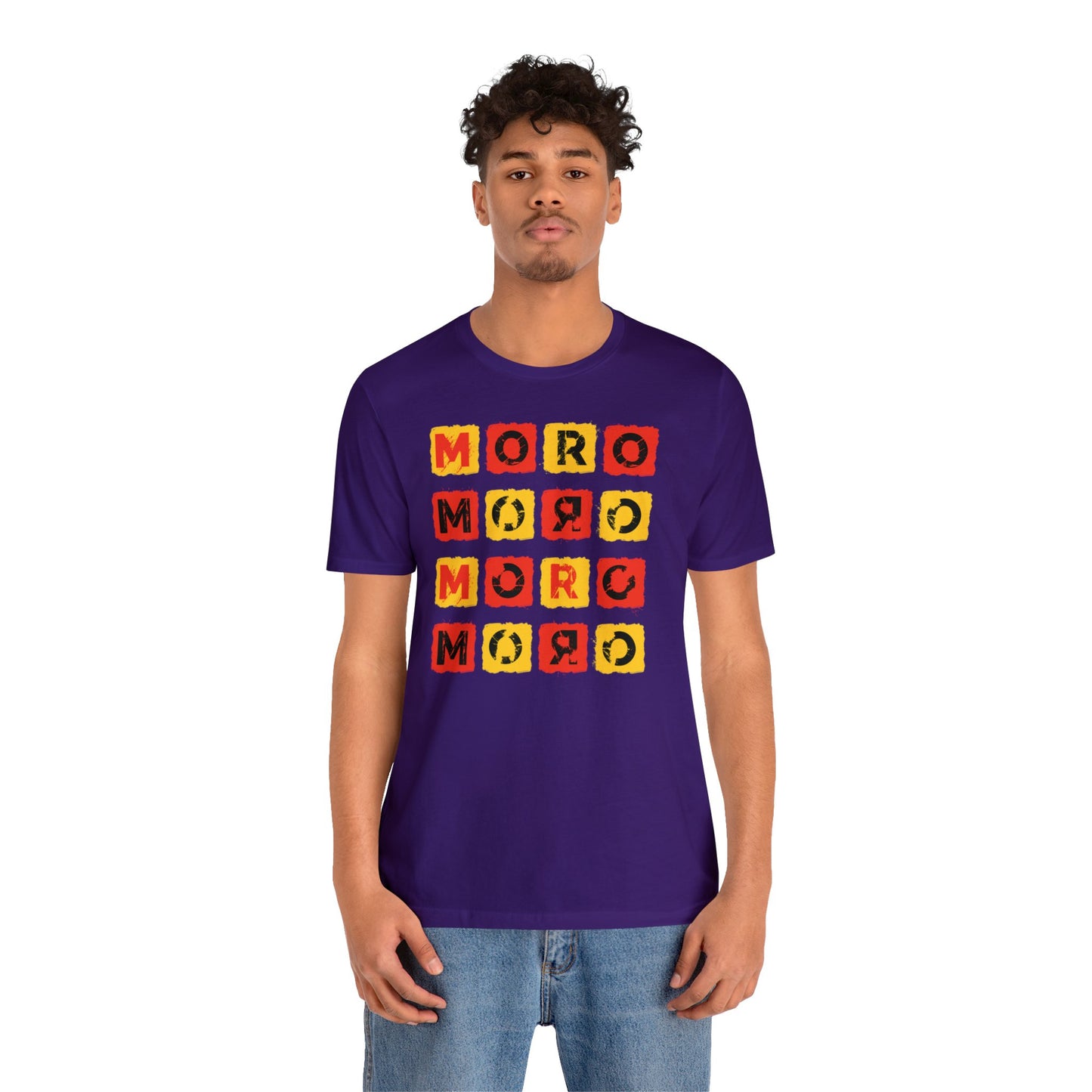 Mr.Moro Cubes T-shirt Red/Yellow