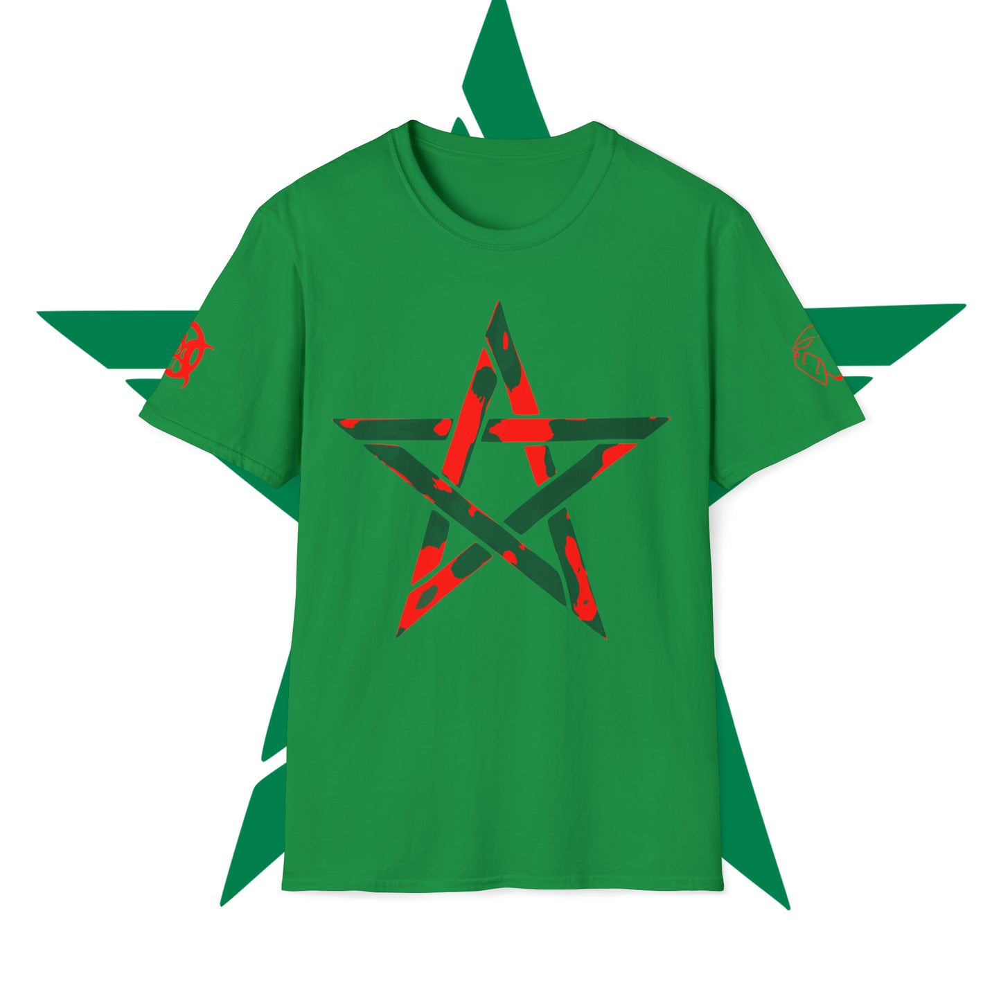 Giant Moroccan Star Green/Red