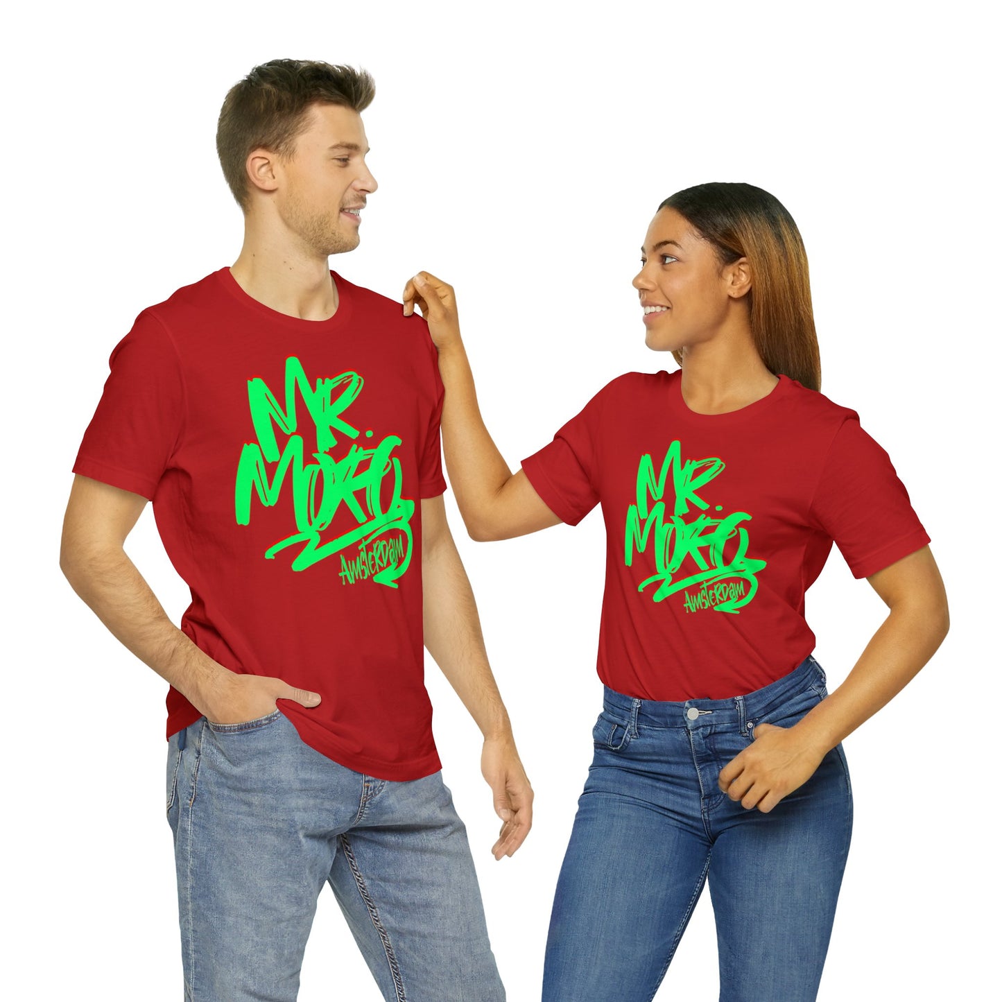 Mr.Moro Graffiti T-shirt Green/Red