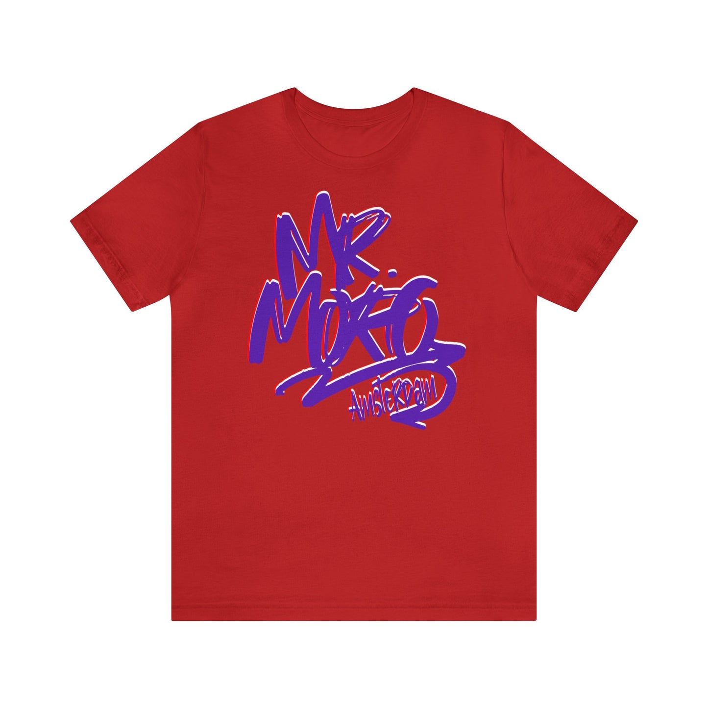 Mr.Moro Graffiti T-shirt Purple