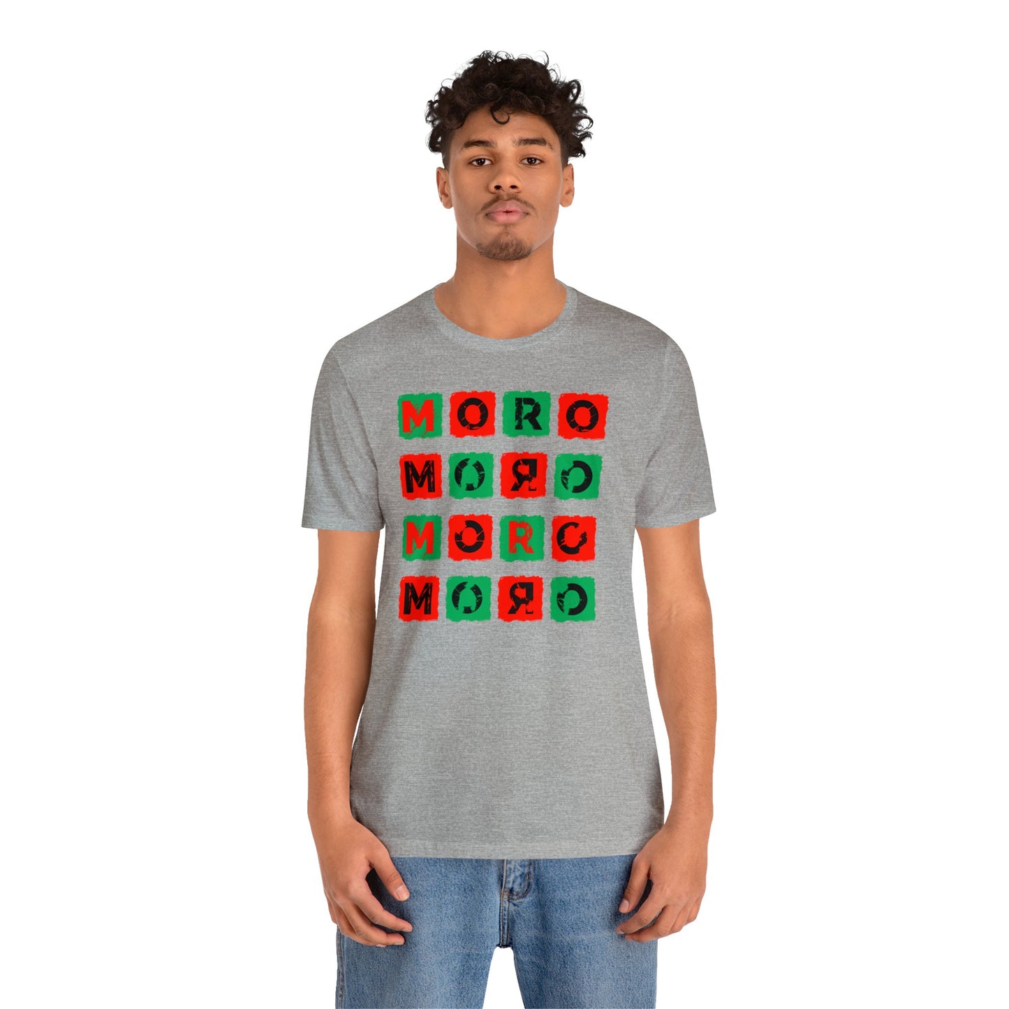 Mr.Moro Cubes T-shirt Red/Green