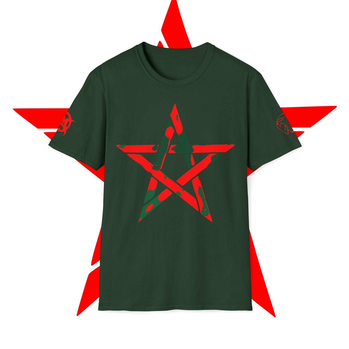 Giant Moroccan Star Red/Green