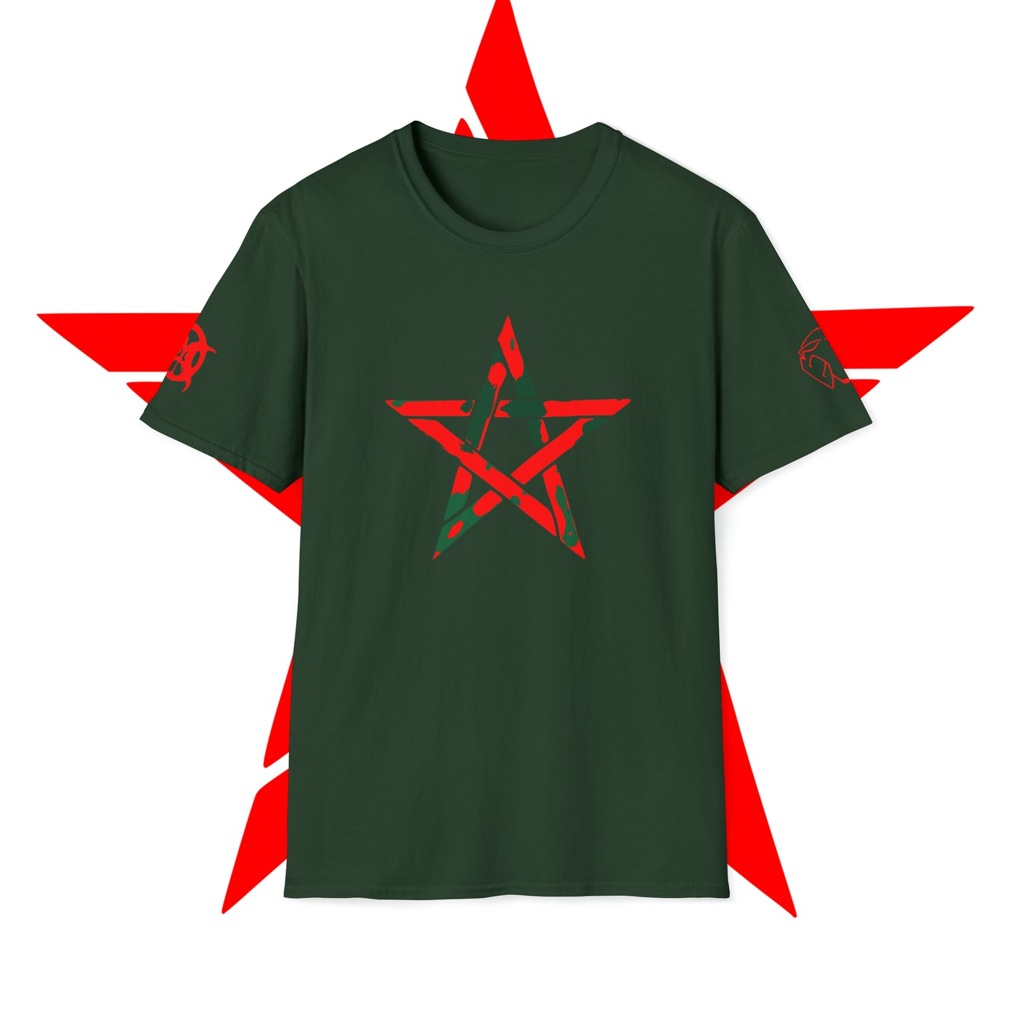 Moroccan Star Red/Green