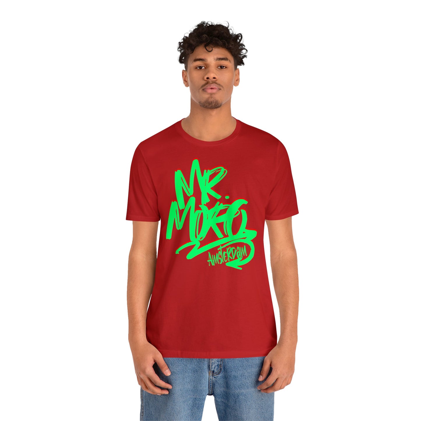 Mr.Moro Graffiti T-shirt Green/Red