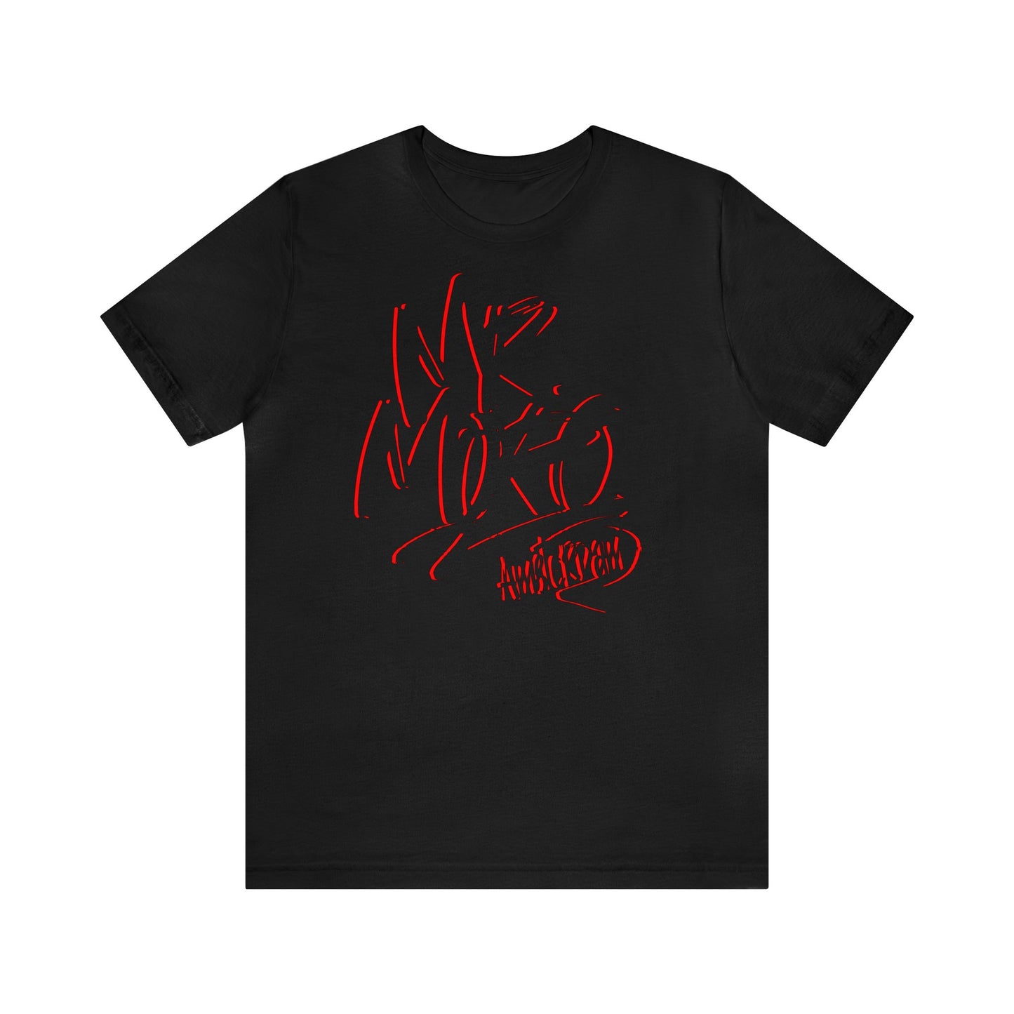 Mr.Moro Graffiti T-shirt Red/Black