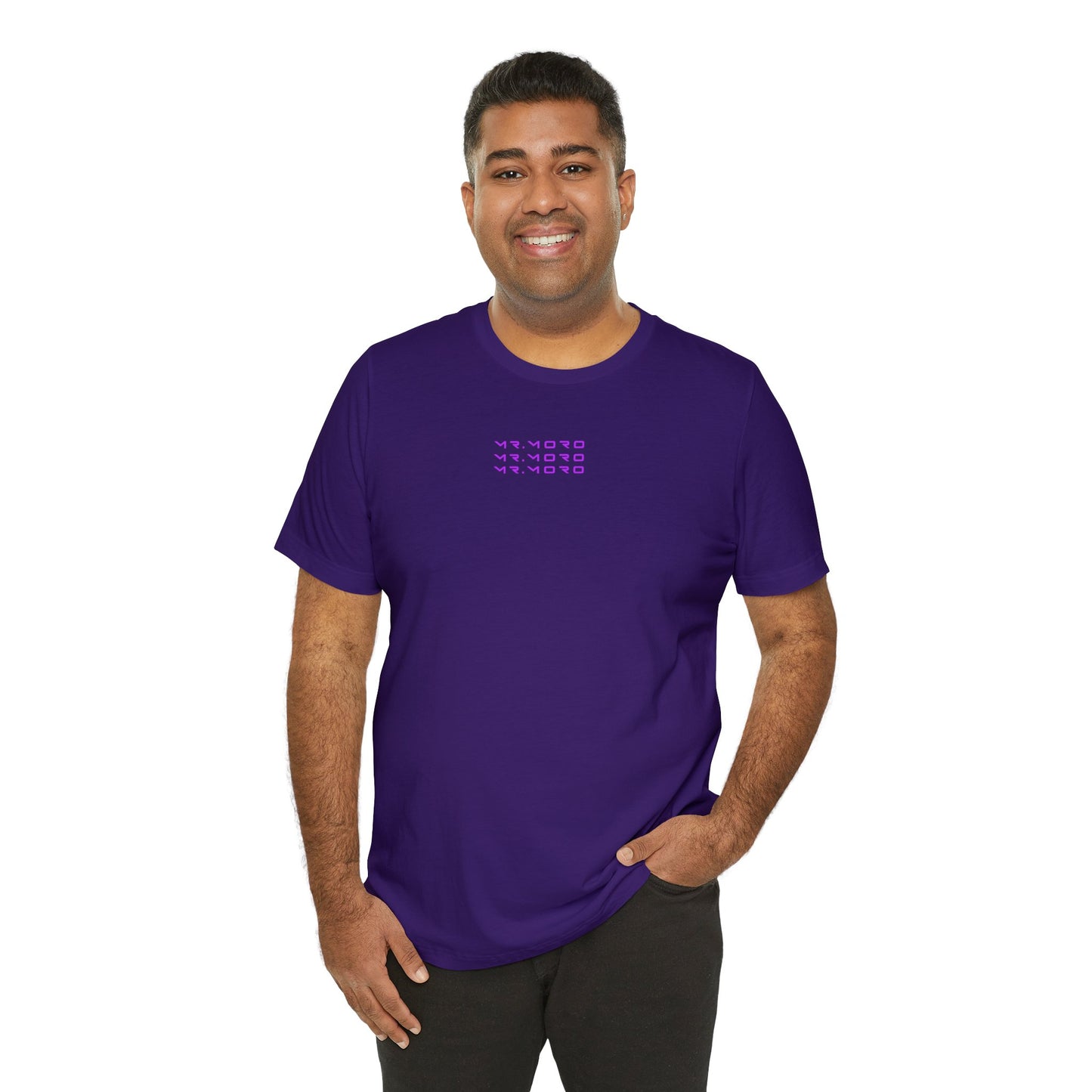 Mr.Moro Tripple  T-shirt Purple