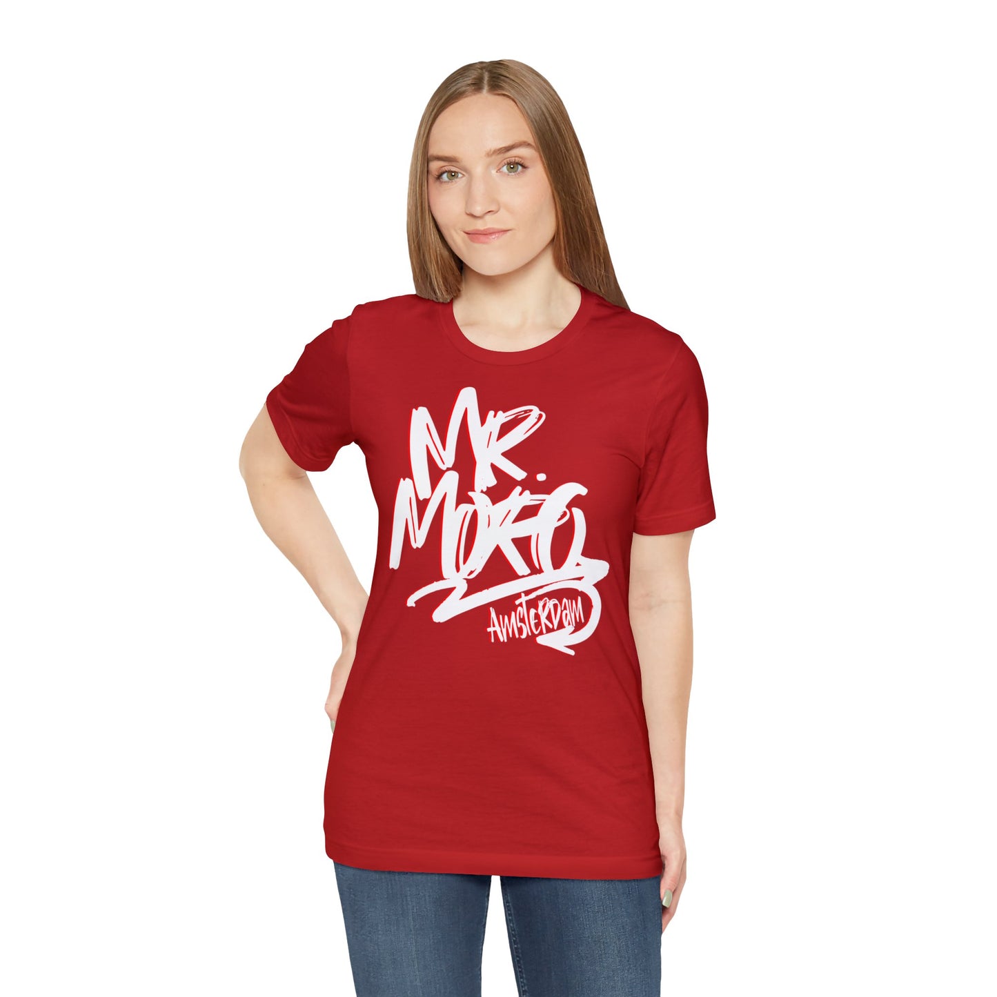 Mr.Moro Graffiti T-shirt White/Red