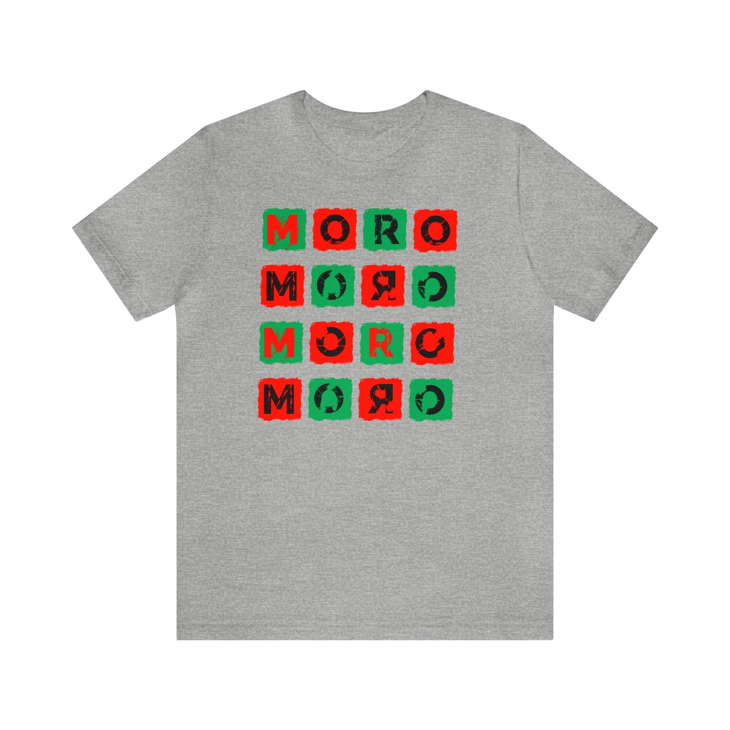 Mr.Moro Cubes T-shirt Red/Green