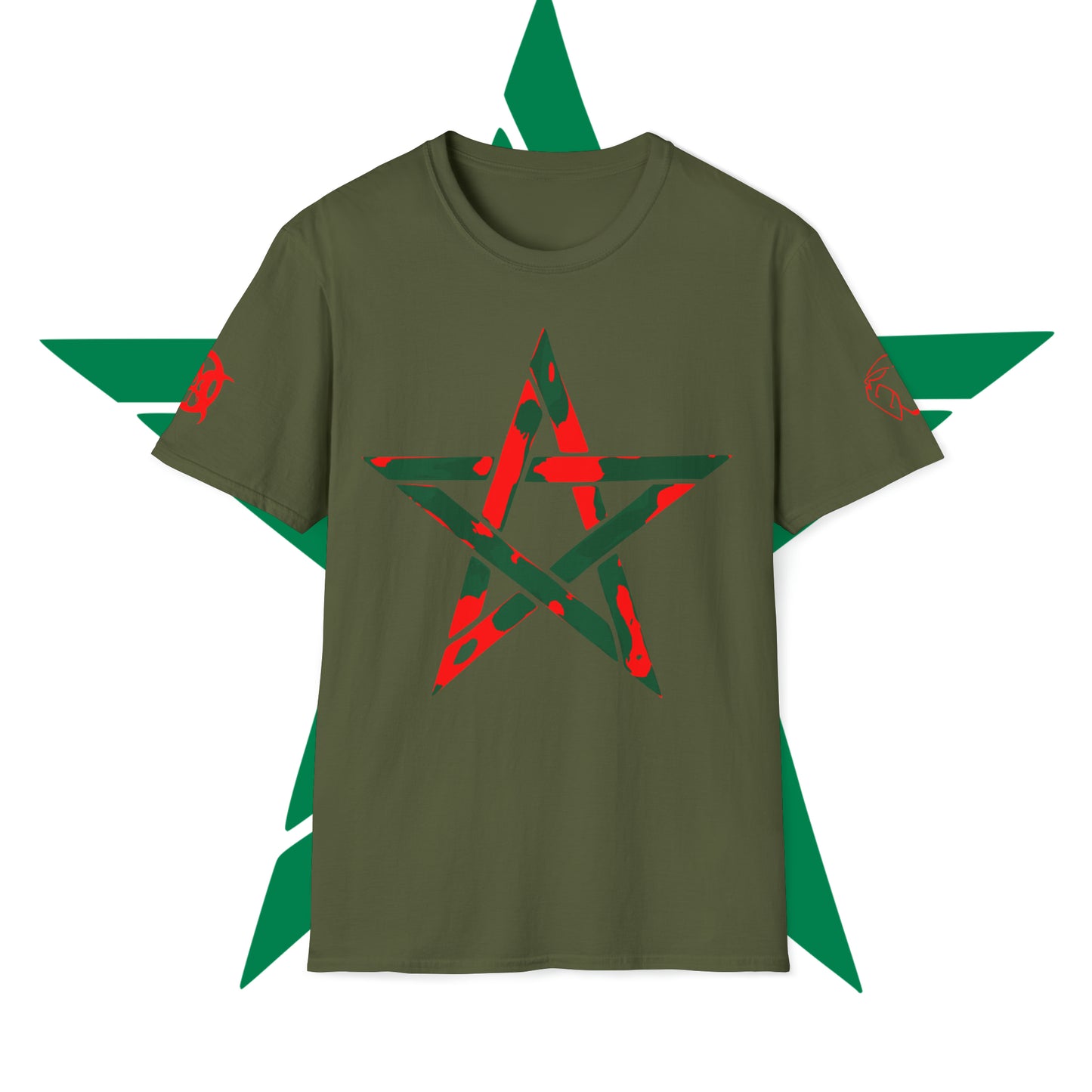 Giant Moroccan Star Green/Red