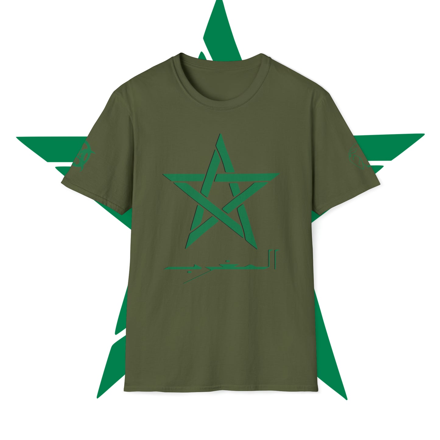 Arabic Moroccan Star Green