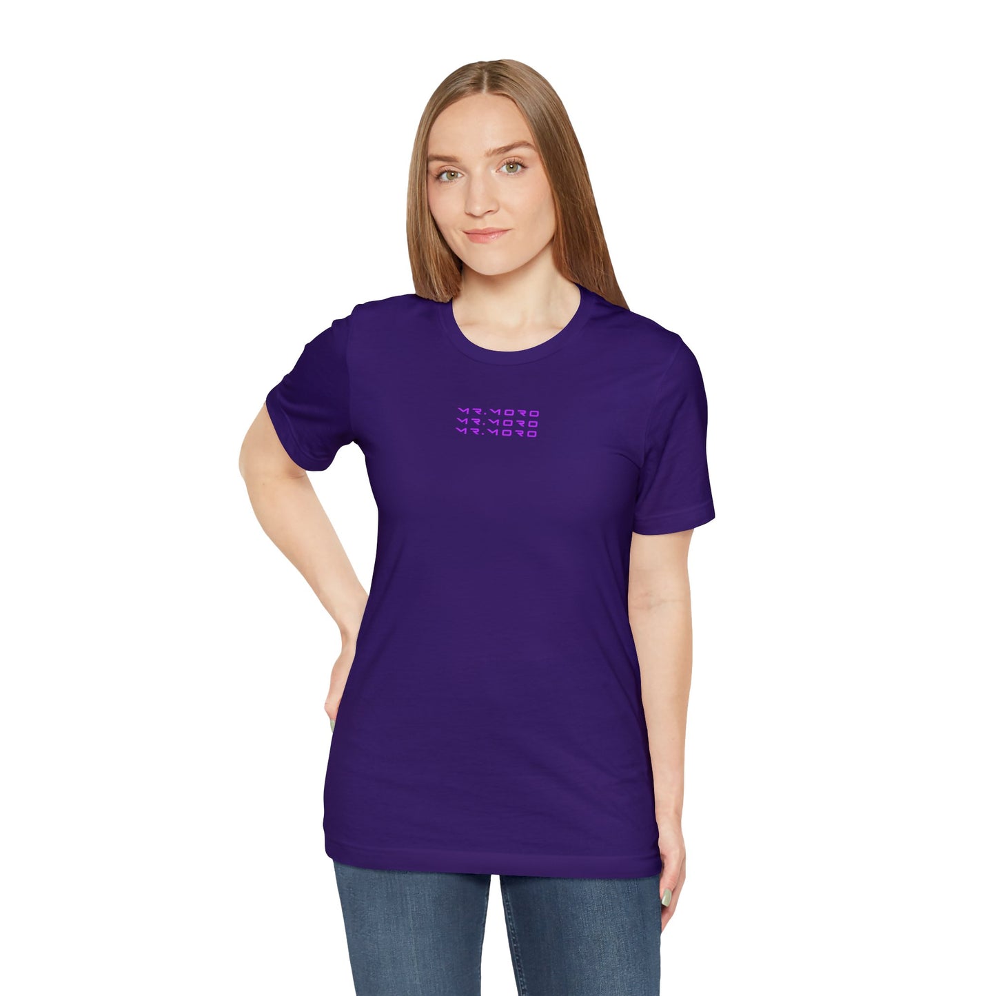 Mr.Moro Tripple  T-shirt Purple