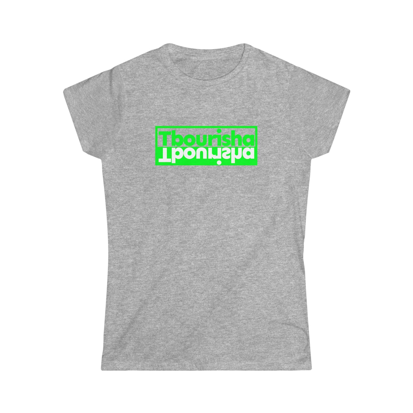 Woman's Tbourisha T-shirt Green/White