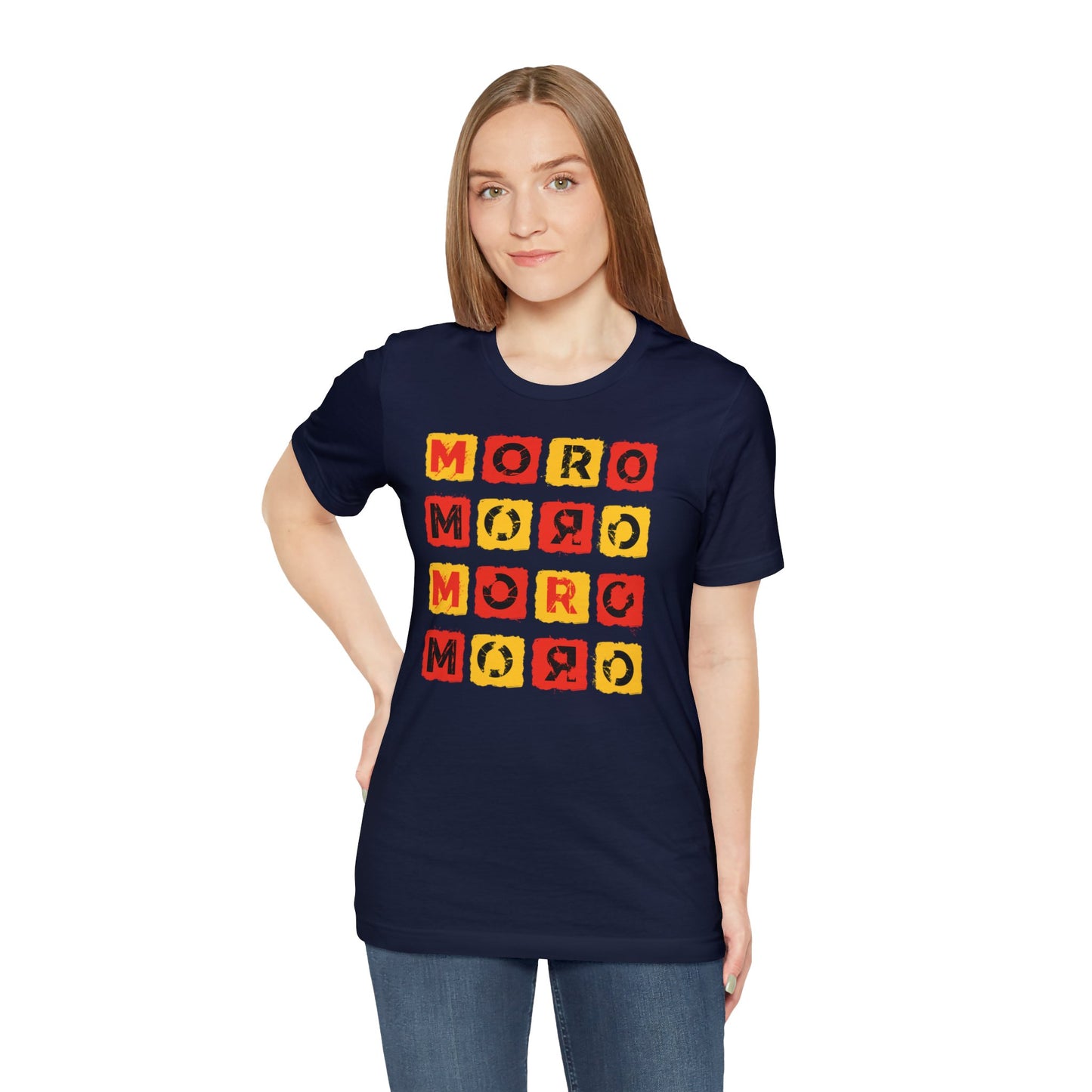 Mr.Moro Cubes T-shirt Red/Yellow