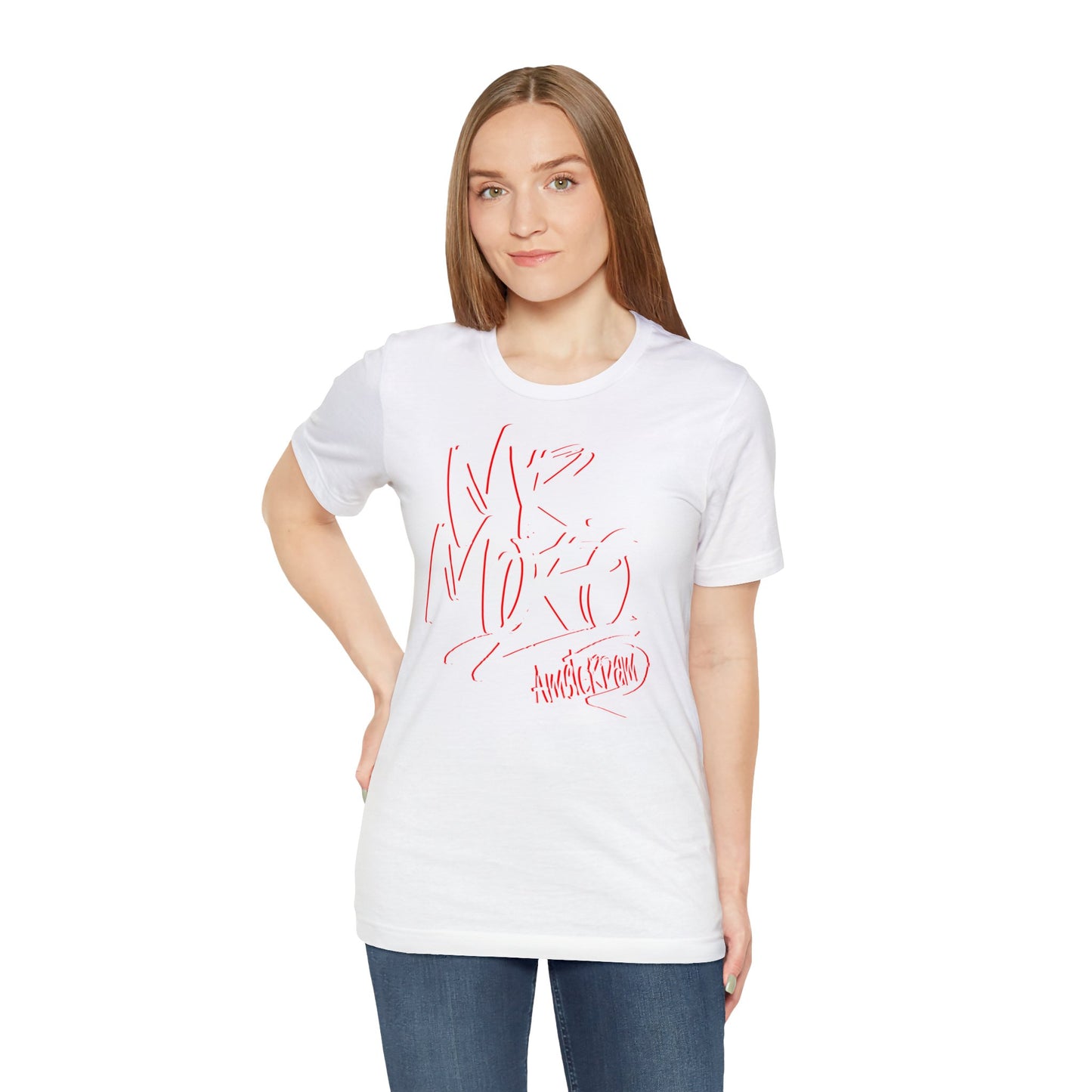 Mr.Moro Graffiti T-shirt White/Red