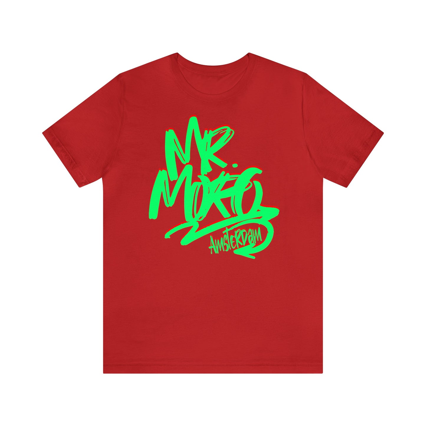 Mr.Moro Graffiti T-shirt Green/Red