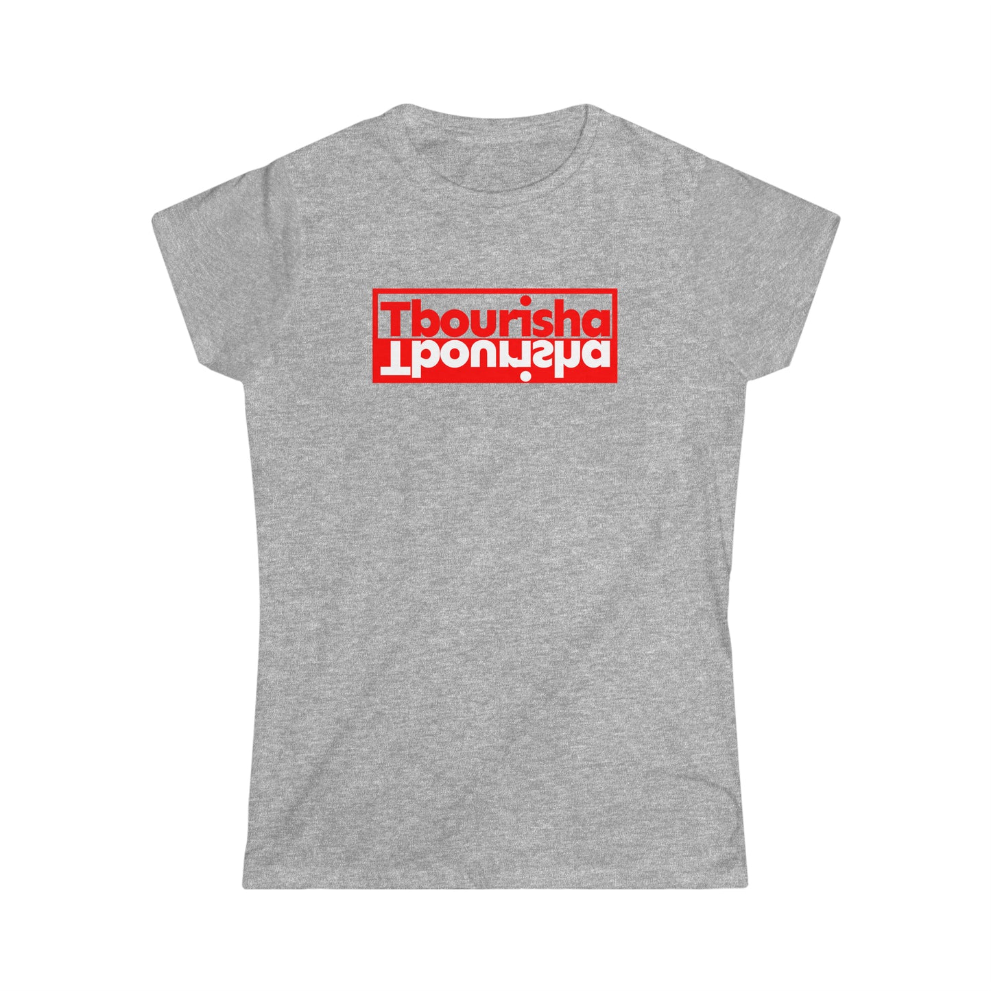 Woman's Tbourisha T-shirt Red/White