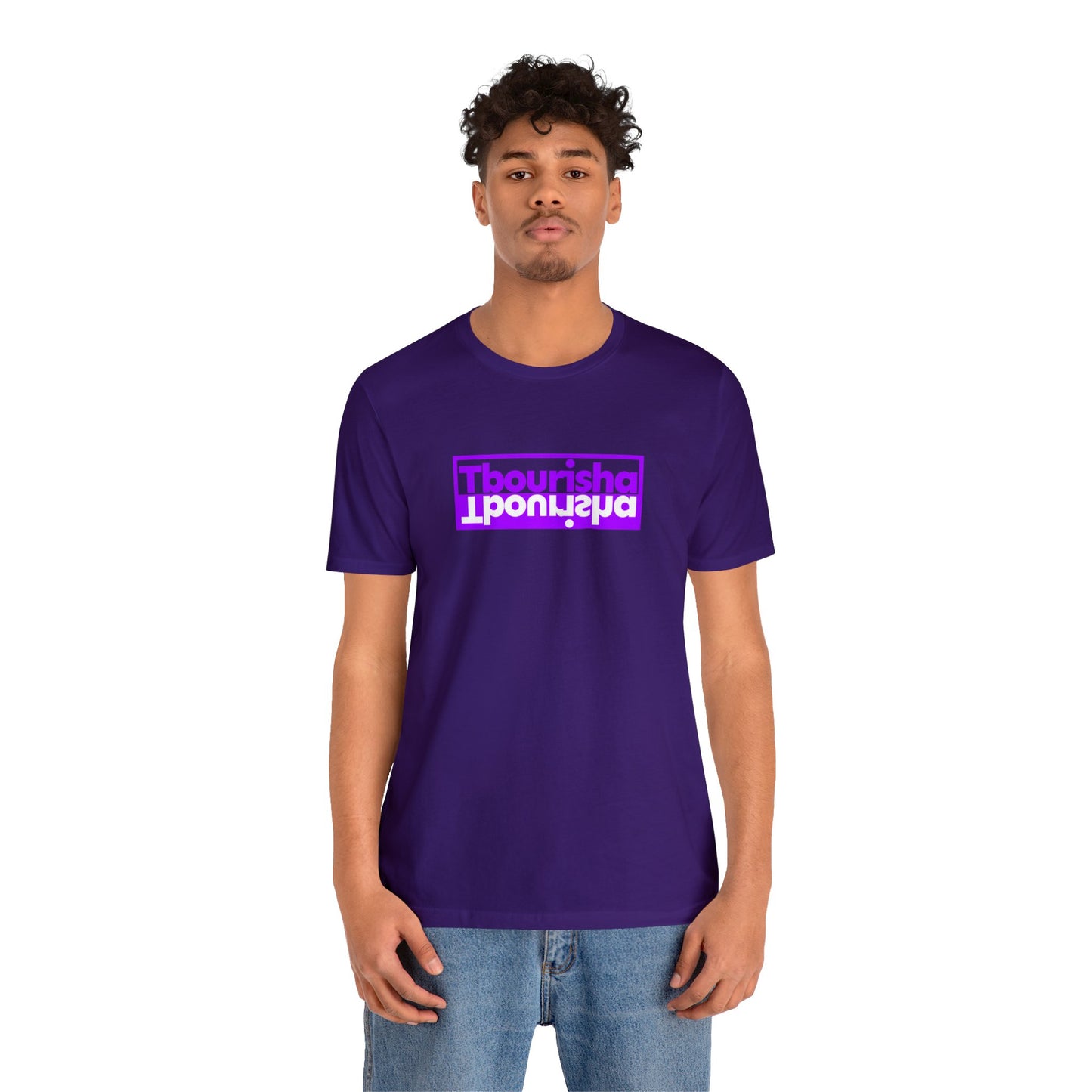 Tbourisha T-shirt Purple/White