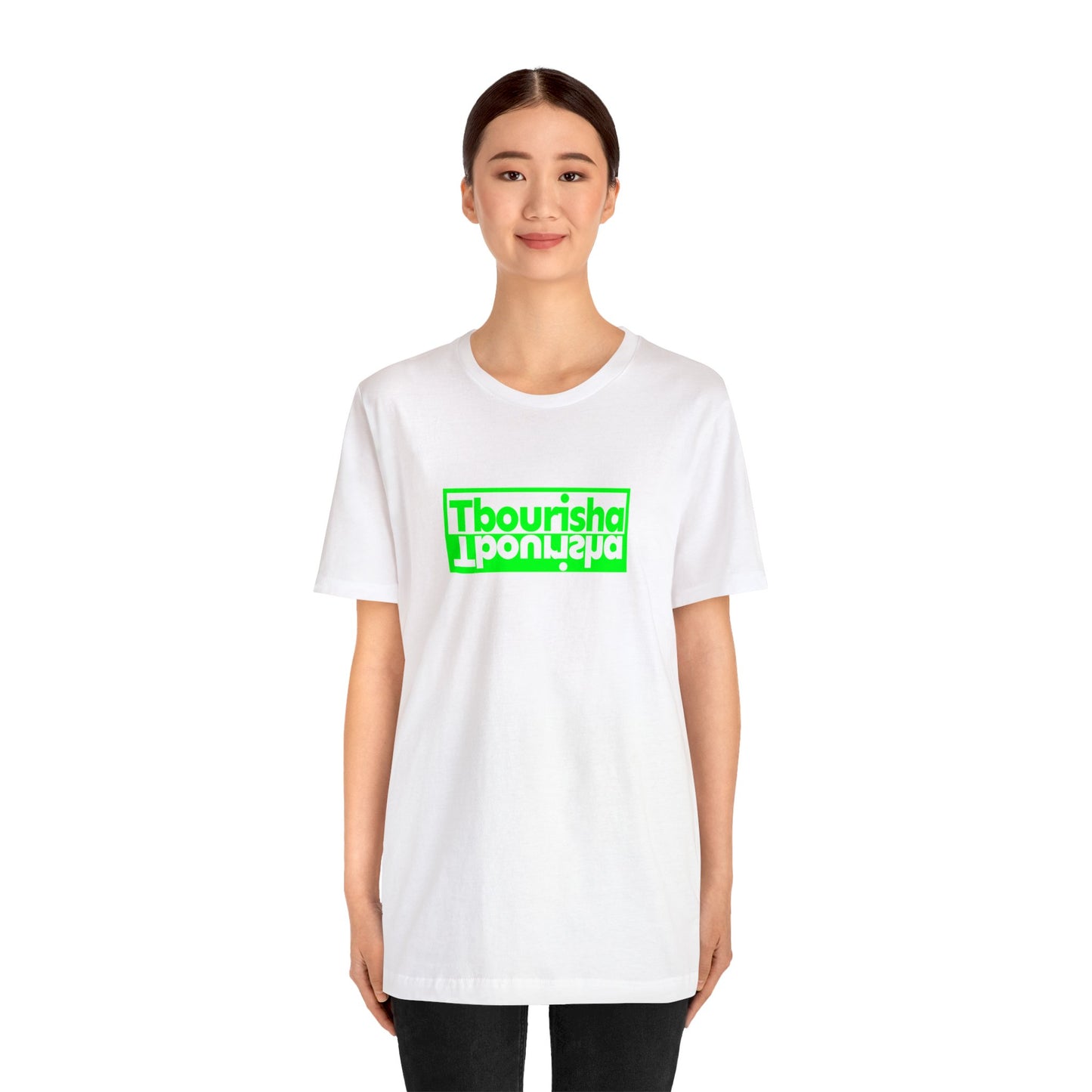 Tbourisha T-shirt Green/White
