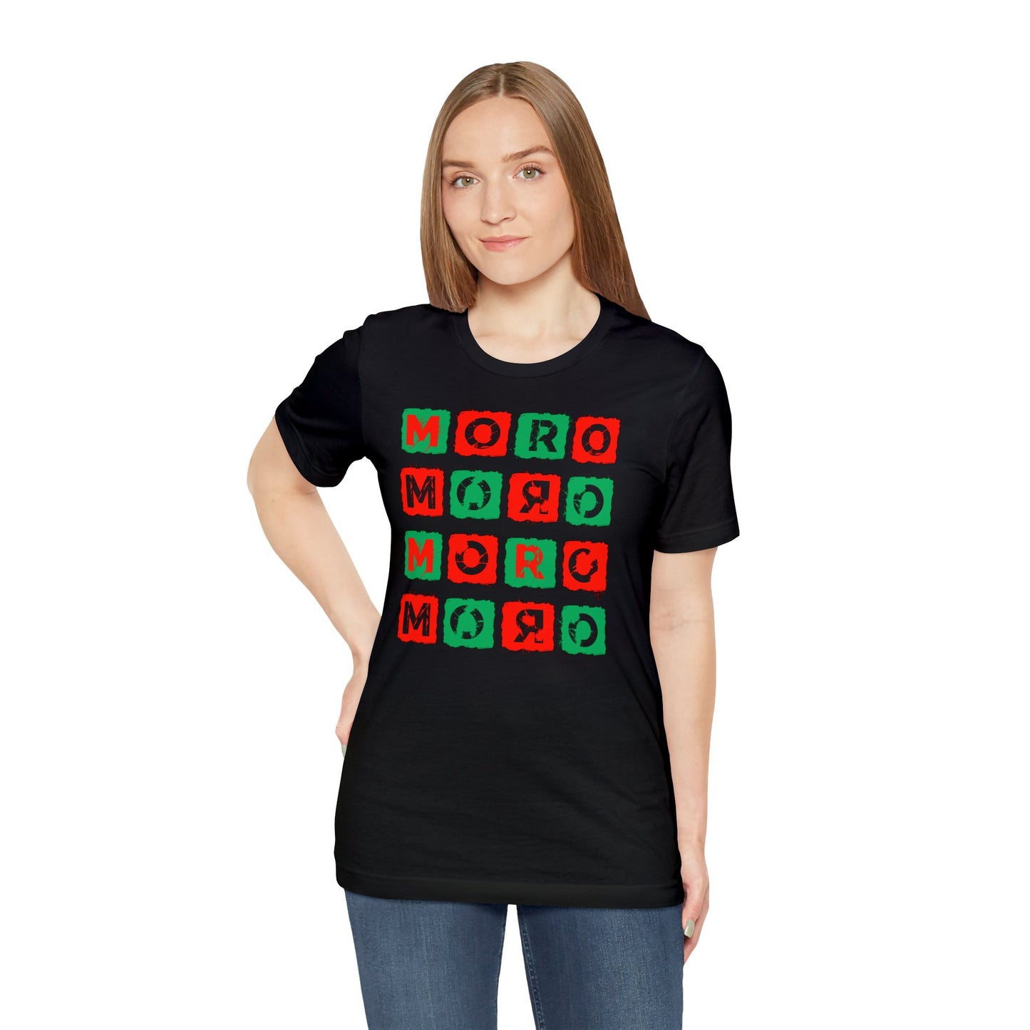 Mr.Moro Cubes T-shirt Red/Green