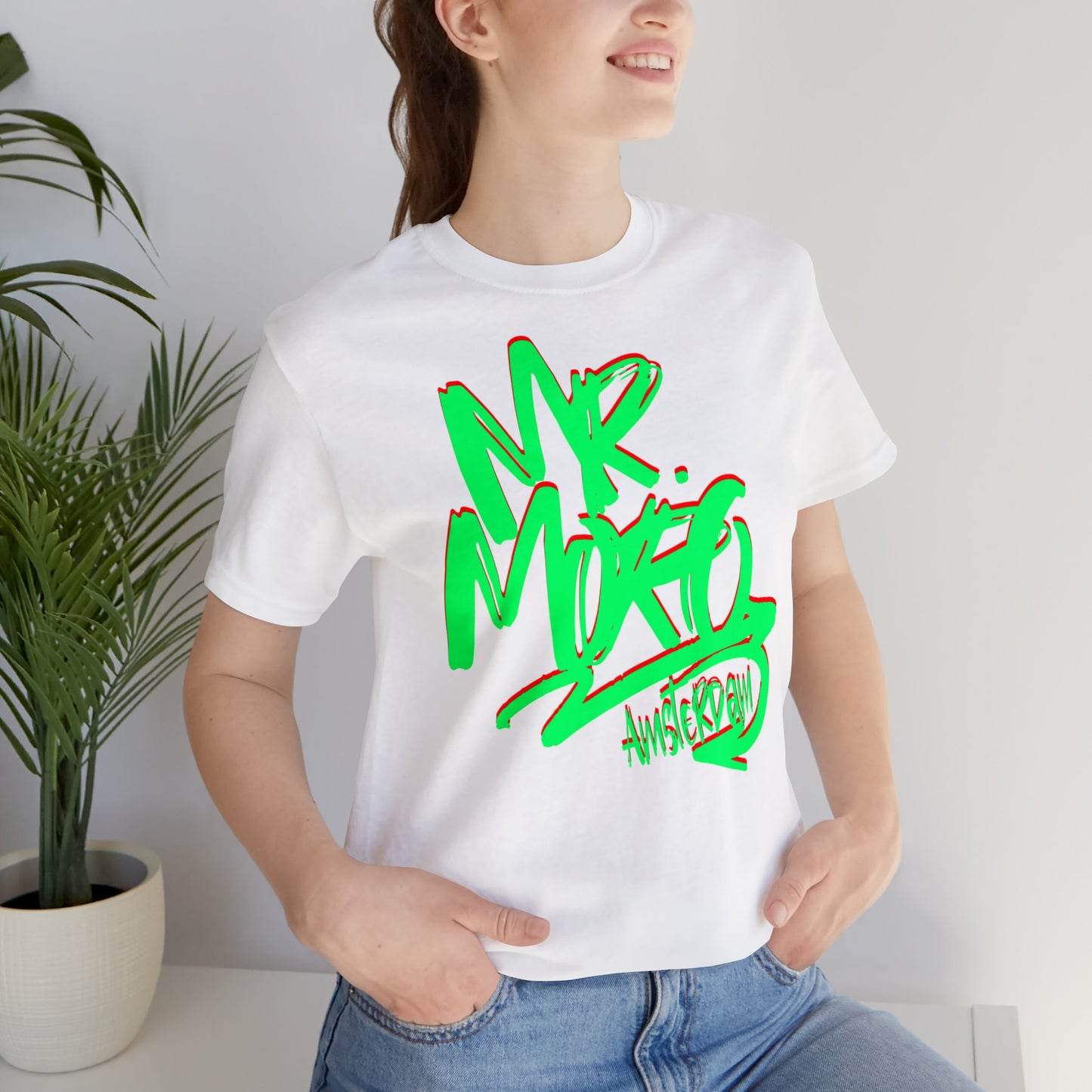 Mr.Moro Graffiti T-shirt Green/Red